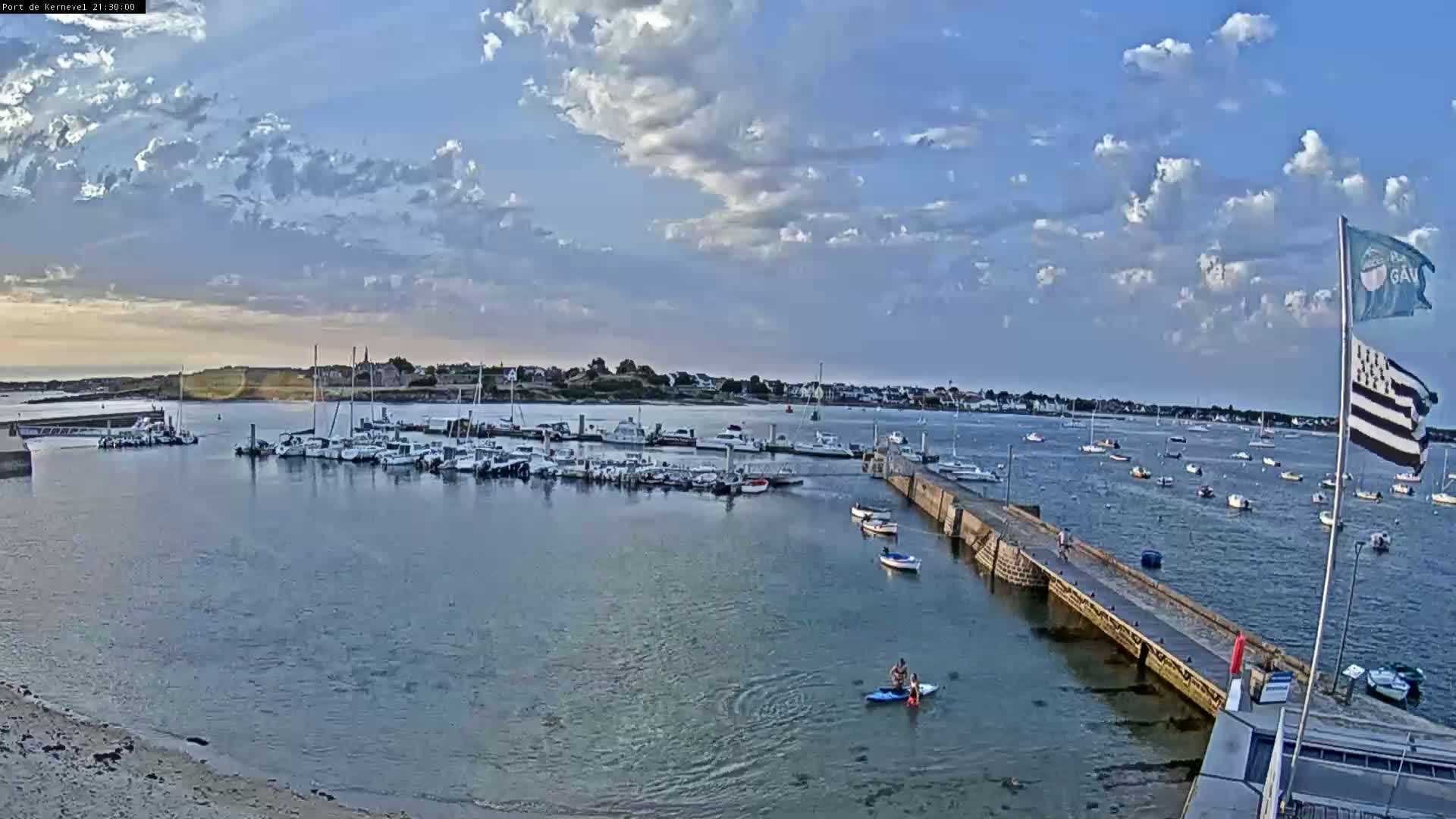 Port de Gavres Marine Live Cam - Lorient, Morbihan, Bretagne, France