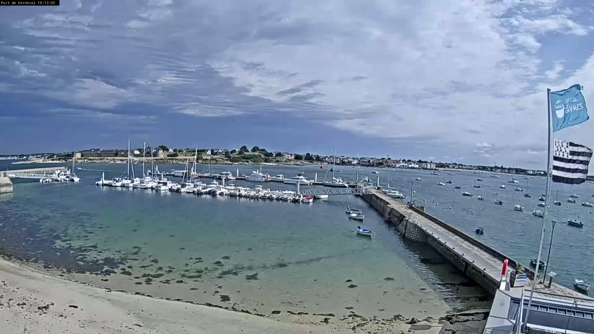Port de Gavres Marine Live Cam - Lorient, Morbihan, Bretagne, France