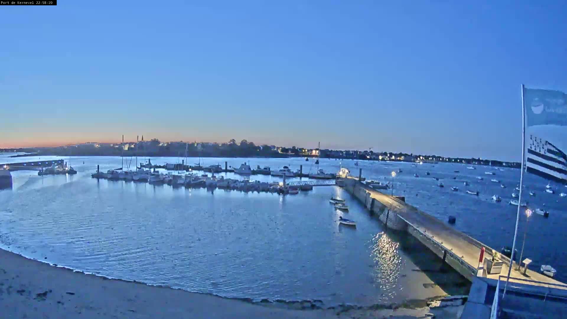 Port de Gavres Marine Live Cam - Lorient, Morbihan, Bretagne, France