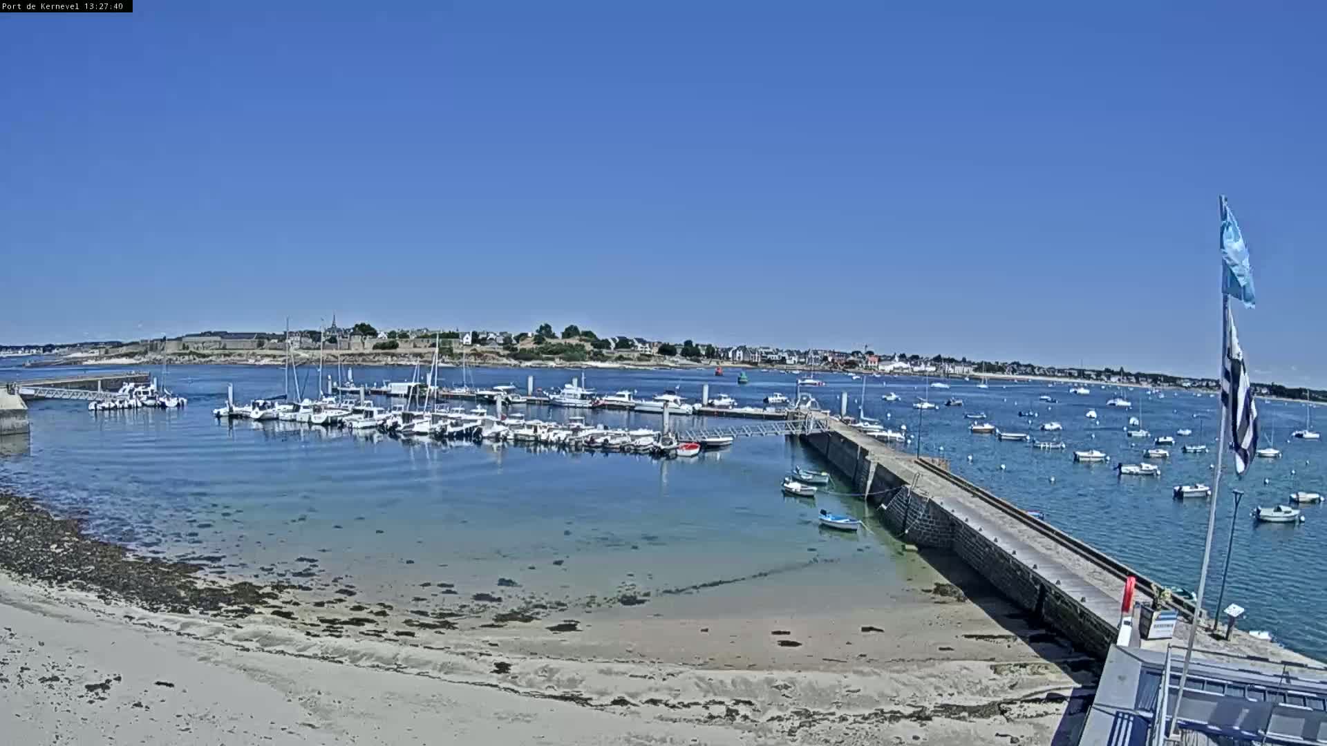 Port de Gavres Marine Live Cam - Lorient, Morbihan, Bretagne, France