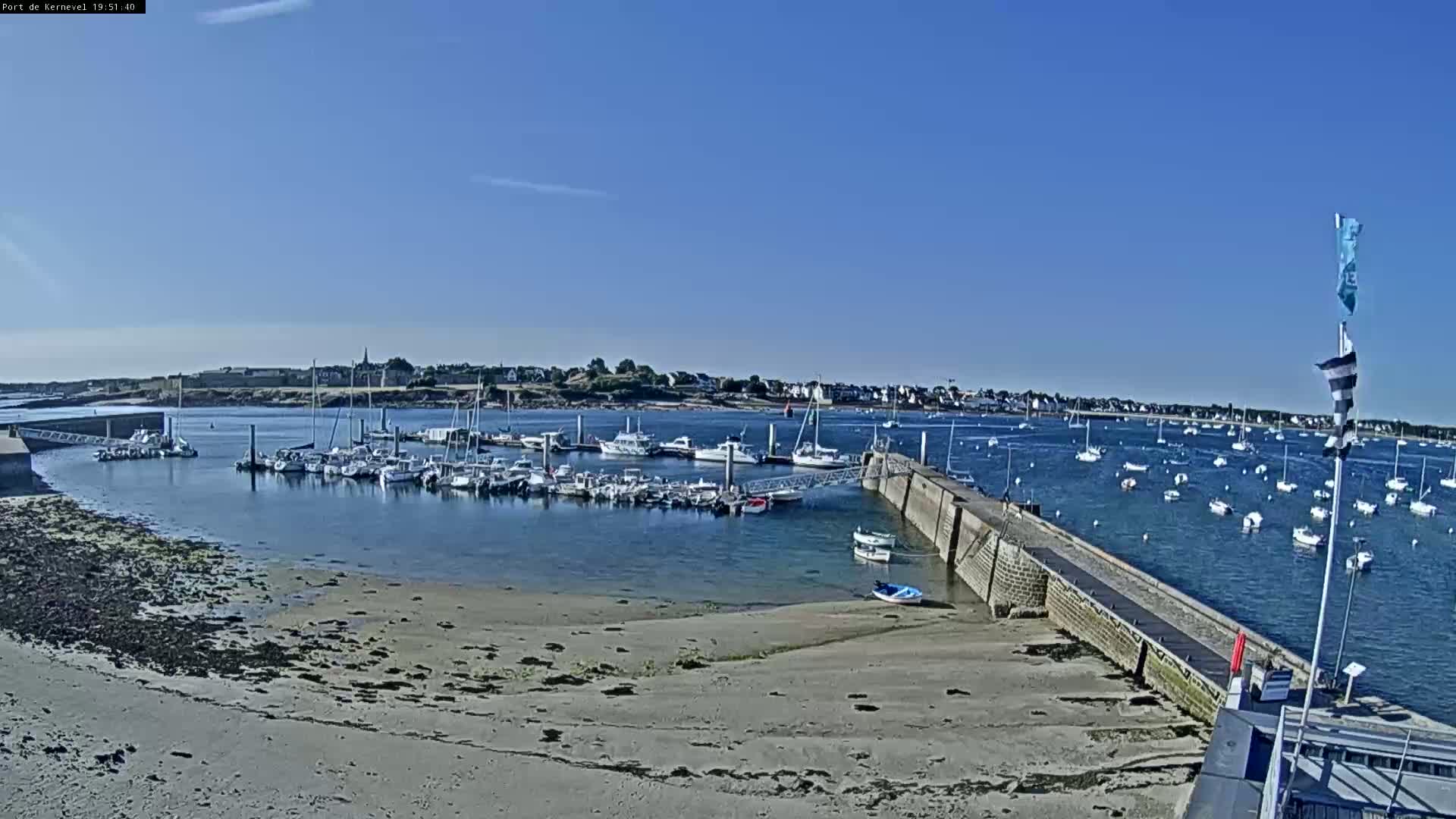 Port de Gavres Marine Live Cam - Lorient, Morbihan, Bretagne, France