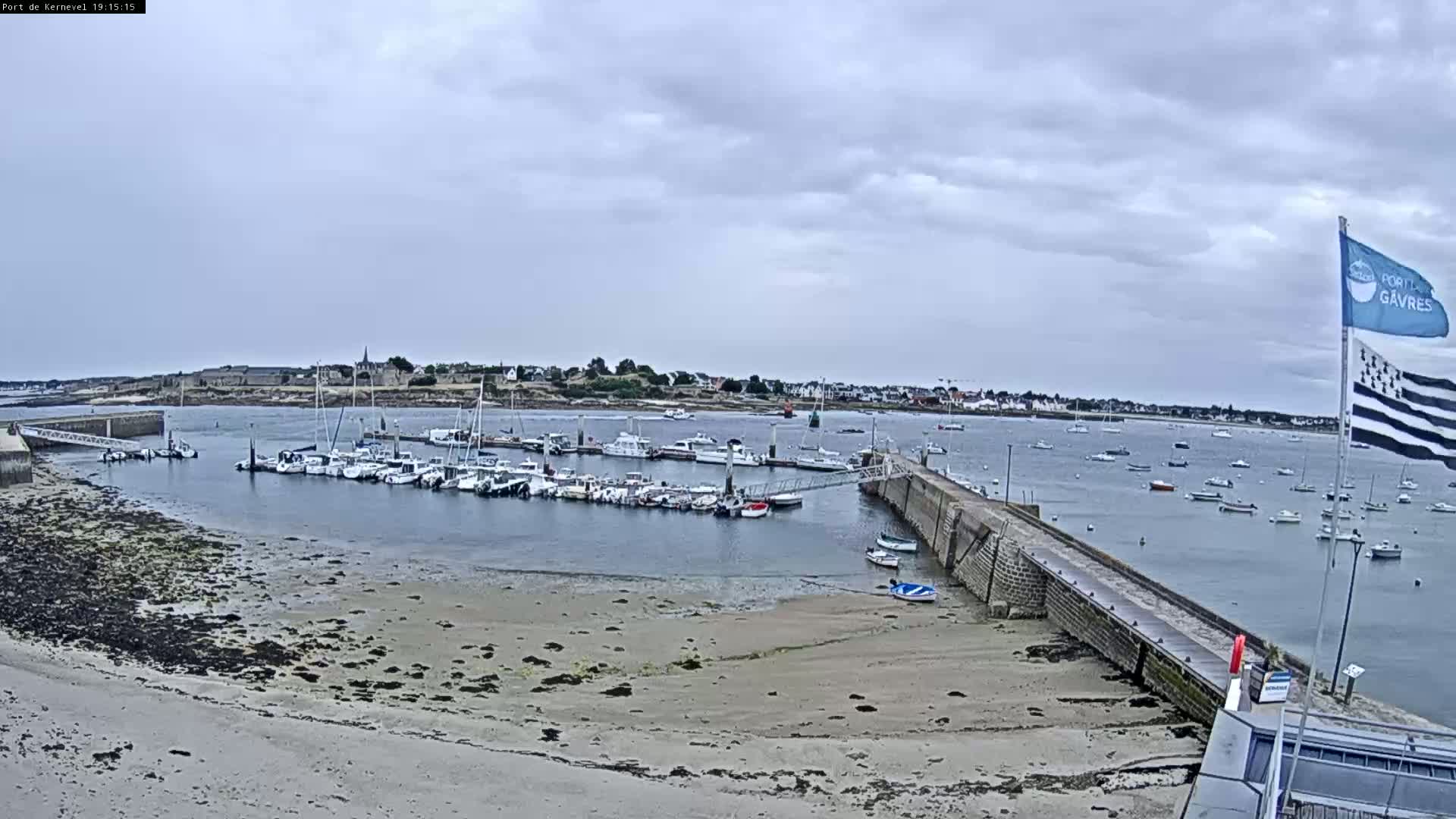 Port de Gavres Marine Live Cam - Lorient, Morbihan, Bretagne, France
