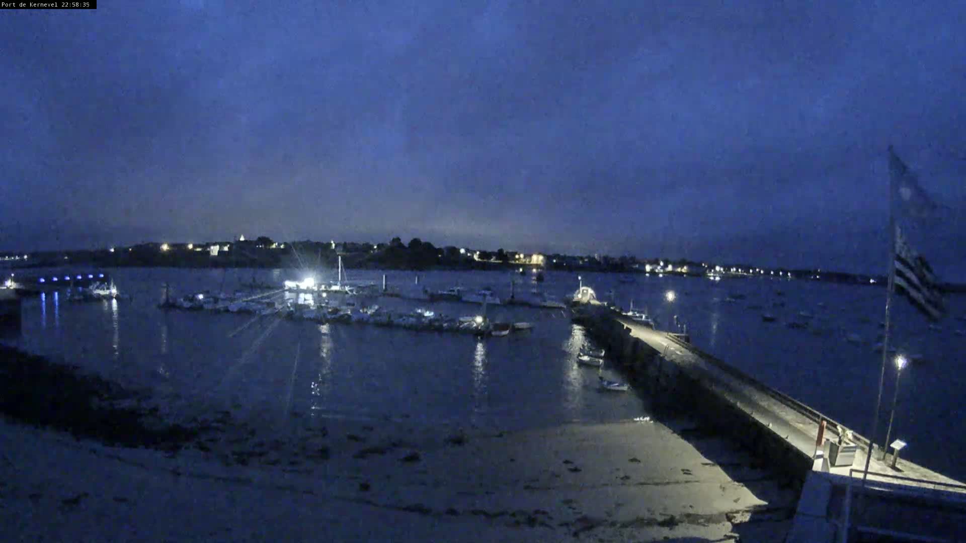 Port de Gavres Marine Live Cam - Lorient, Morbihan, Bretagne, France