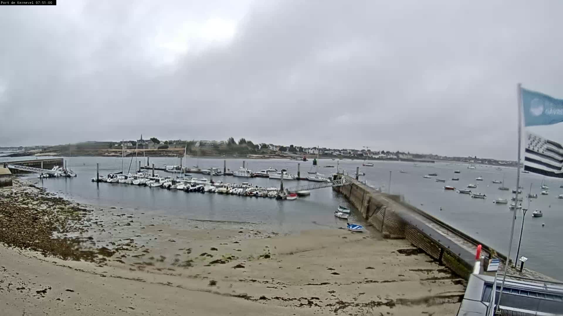Port de Gavres Marine Live Cam - Lorient, Morbihan, Bretagne, France