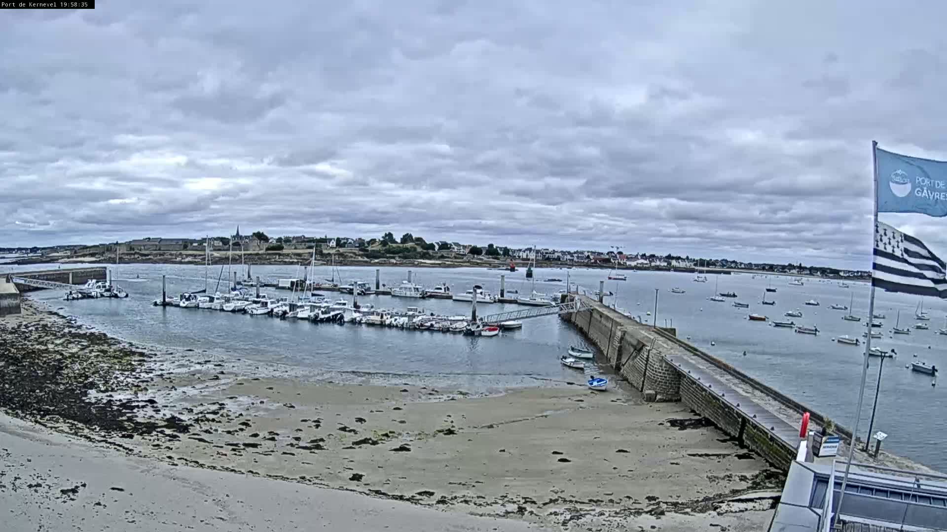 Port de Gavres Marine Live Cam - Lorient, Morbihan, Bretagne, France