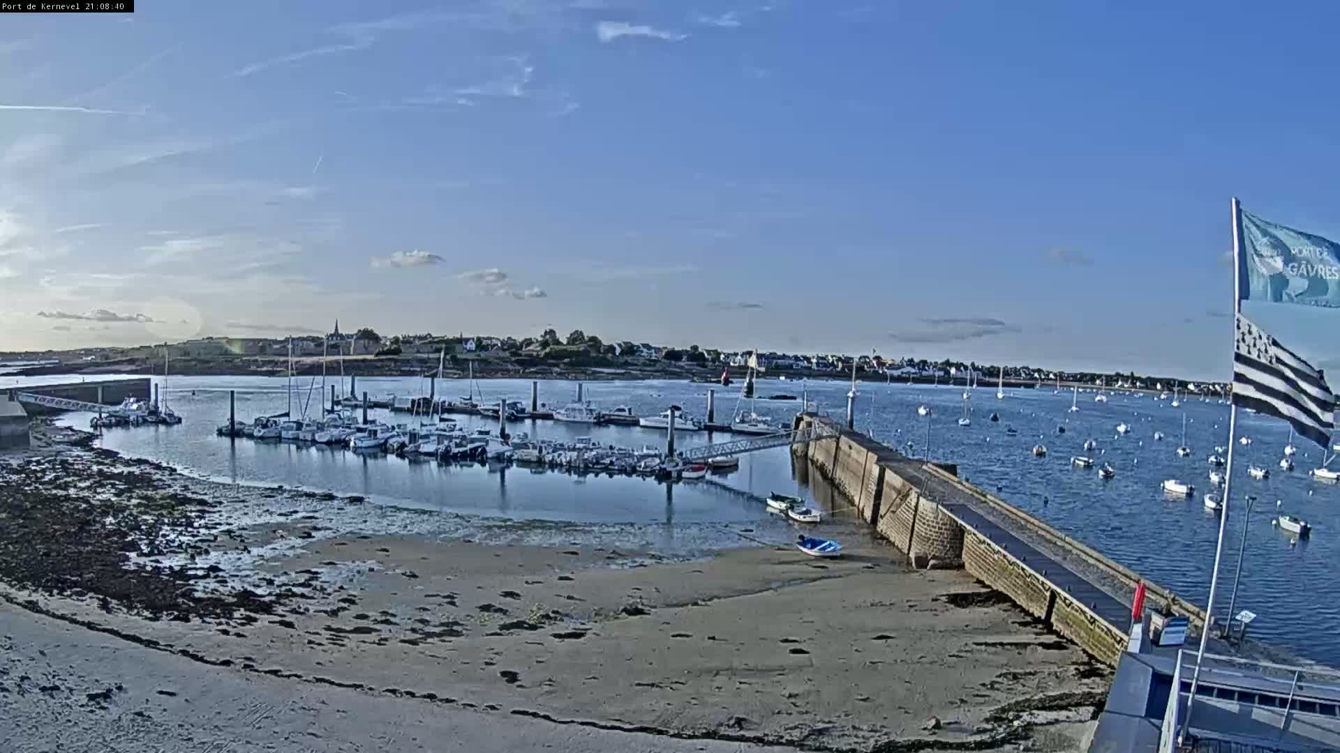 Port de Gavres Marine Live Cam - Lorient, Morbihan, Bretagne, France