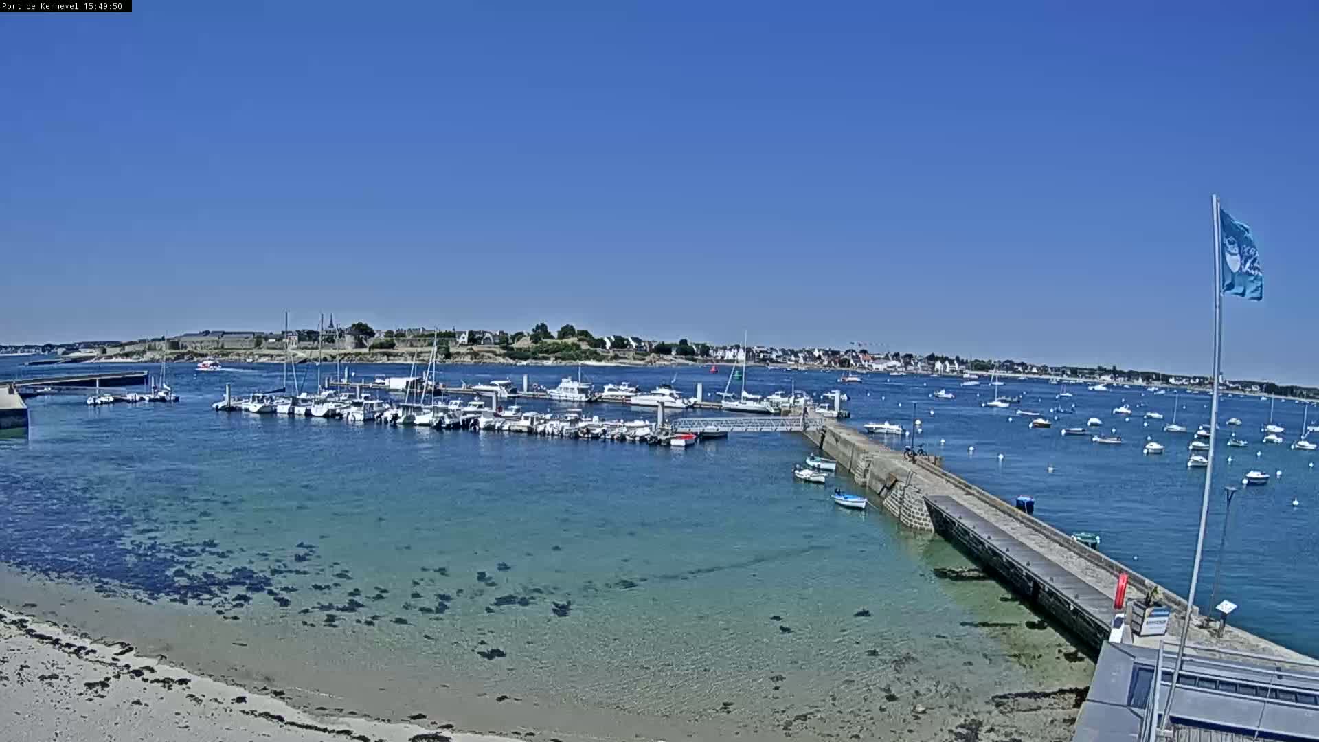 Port de Gavres Marine Live Cam - Lorient, Morbihan, Bretagne, France