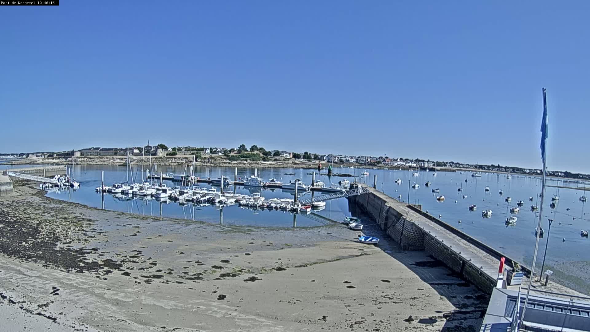 Port de Gavres Marine Live Cam - Lorient, Morbihan, Bretagne, France