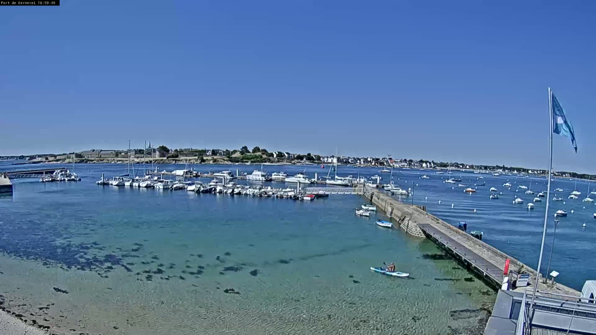 Port de Gavres Marine Live Cam - Lorient, Morbihan, Bretagne, France