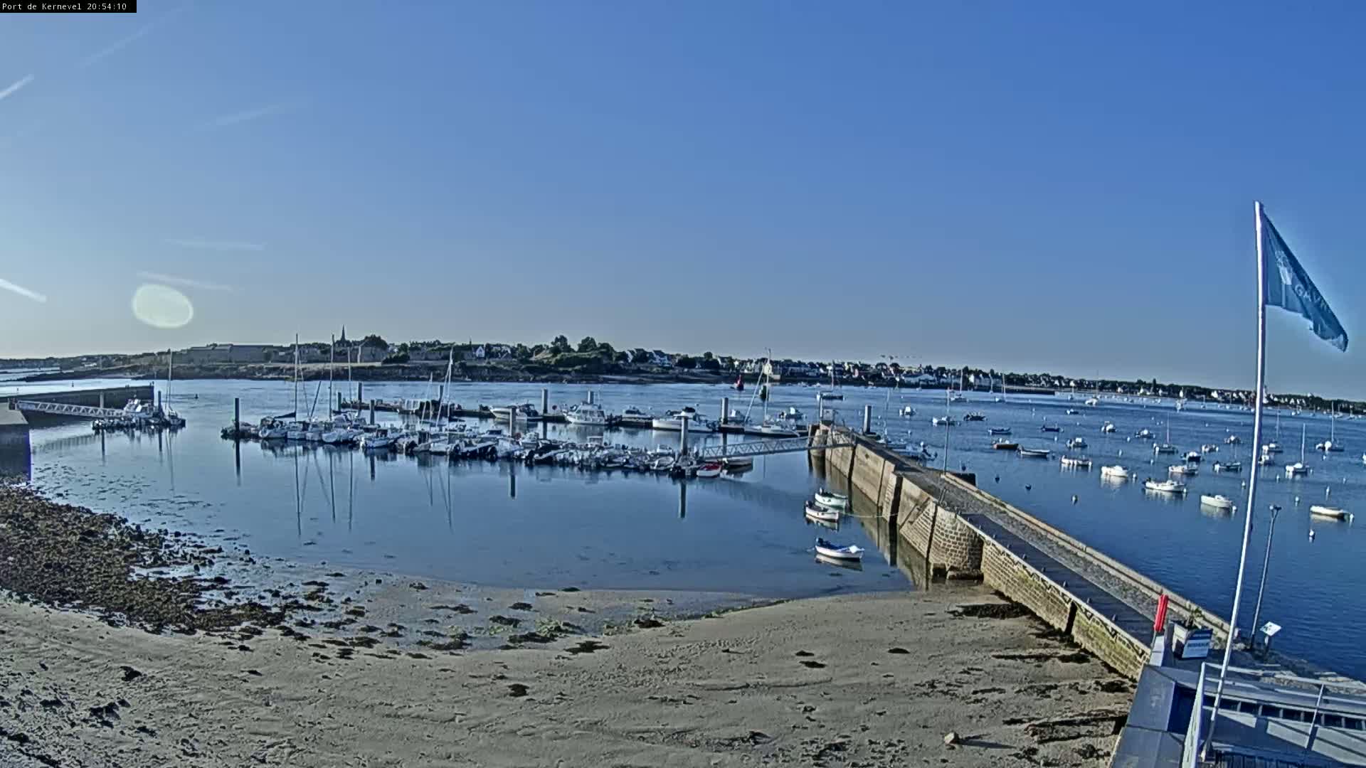 Port de Gavres Marine Live Cam - Lorient, Morbihan, Bretagne, France