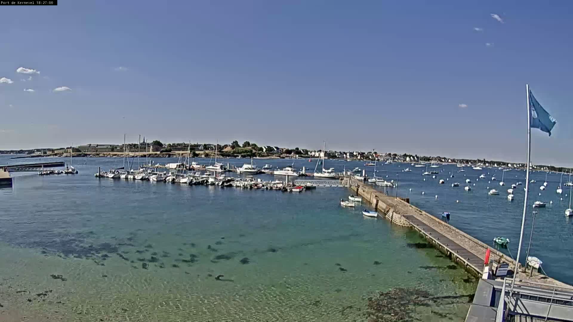 Port de Gavres Marine Live Cam - Lorient, Morbihan, Bretagne, France
