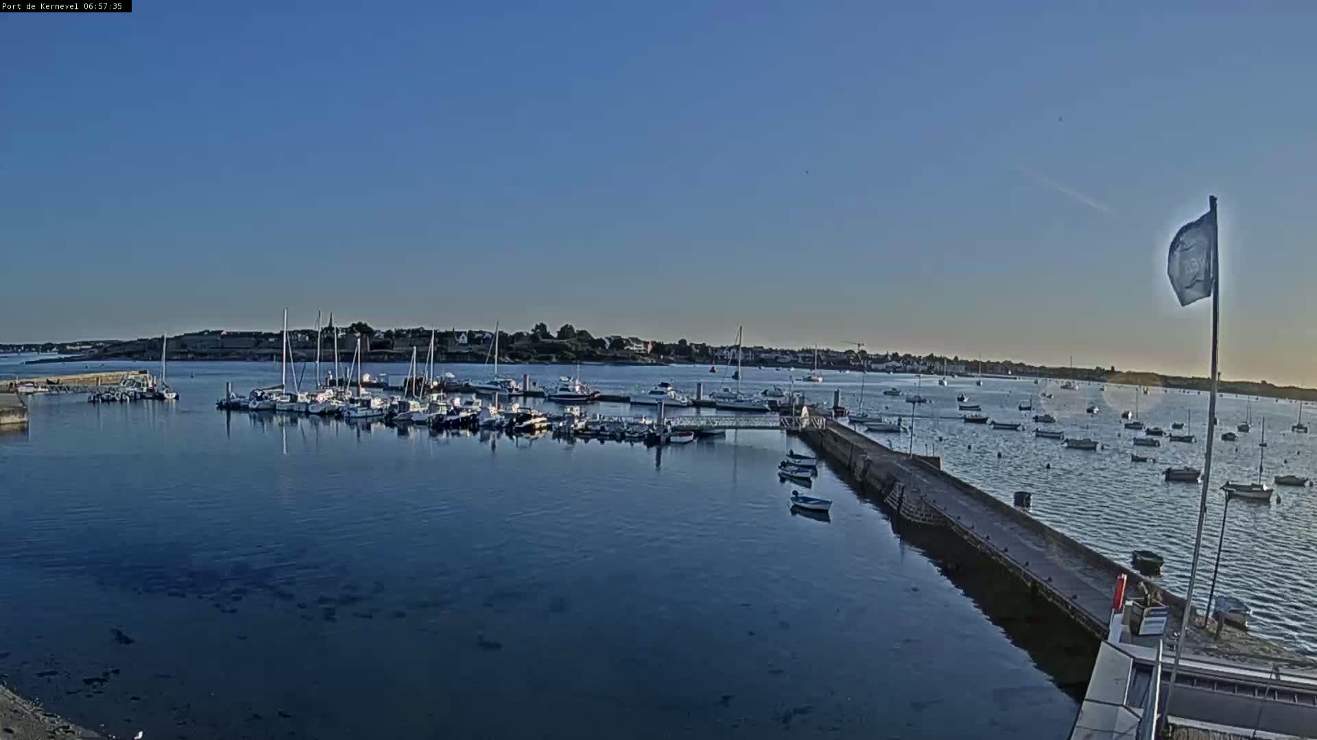 Port de Gavres Marine Live Cam - Lorient, Morbihan, Bretagne, France