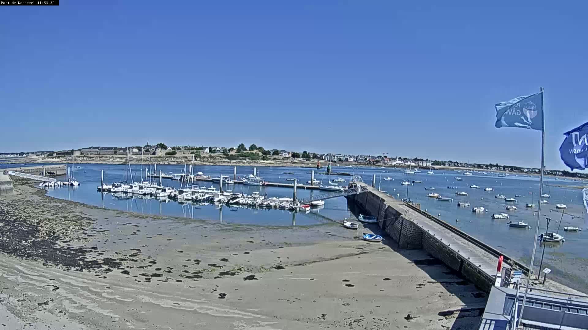 Port de Gavres Marine Live Cam - Lorient, Morbihan, Bretagne, France