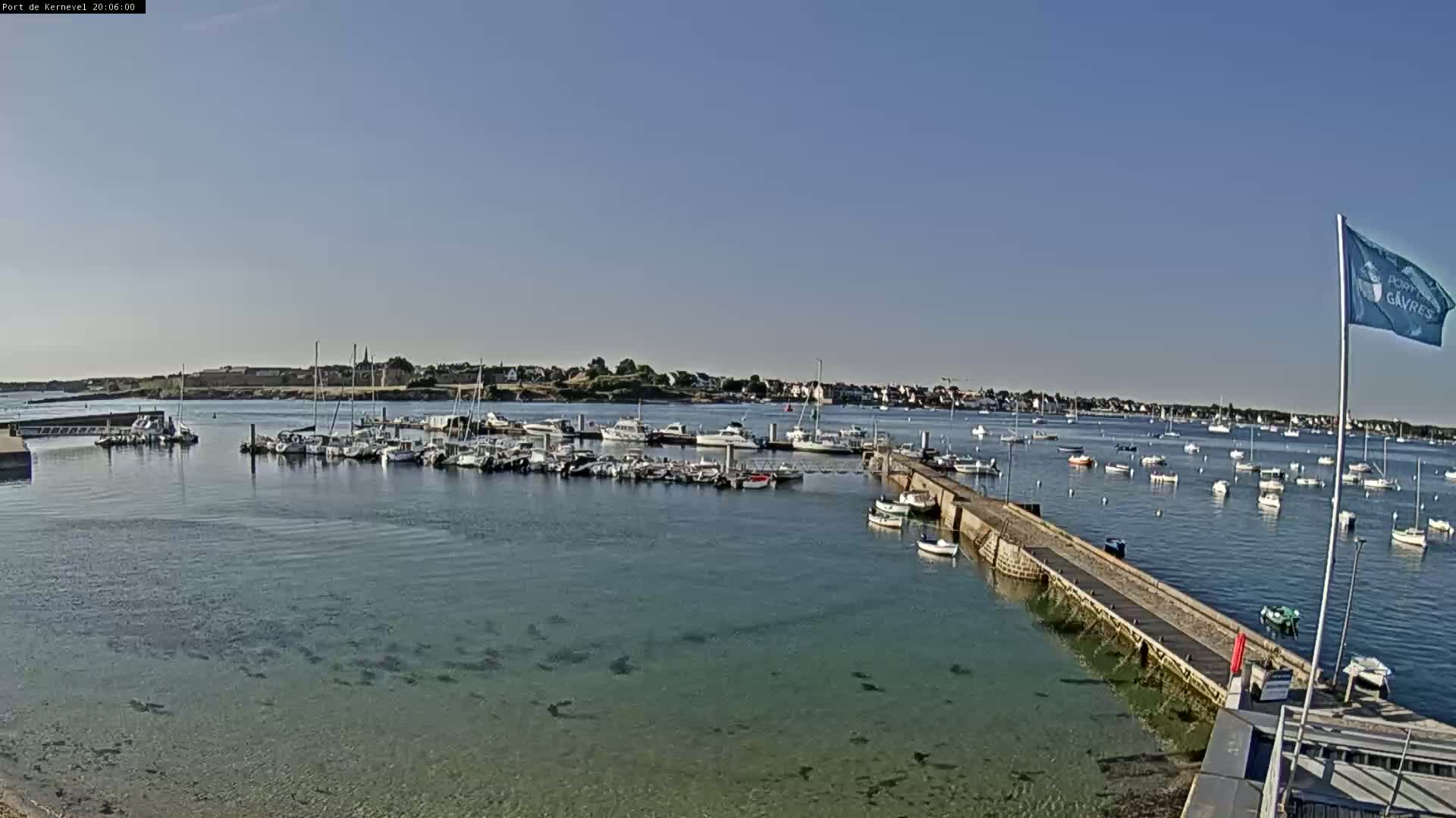 Port de Gavres Marine Live Cam - Lorient, Morbihan, Bretagne, France