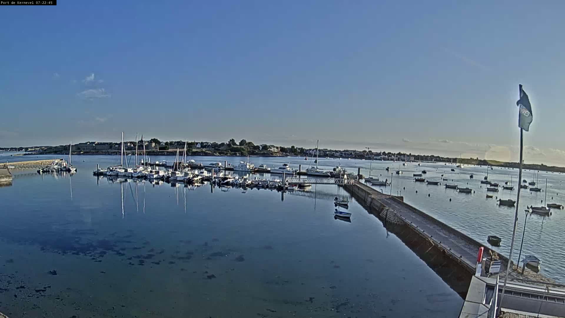 Port de Gavres Marine Live Cam - Lorient, Morbihan, Bretagne, France