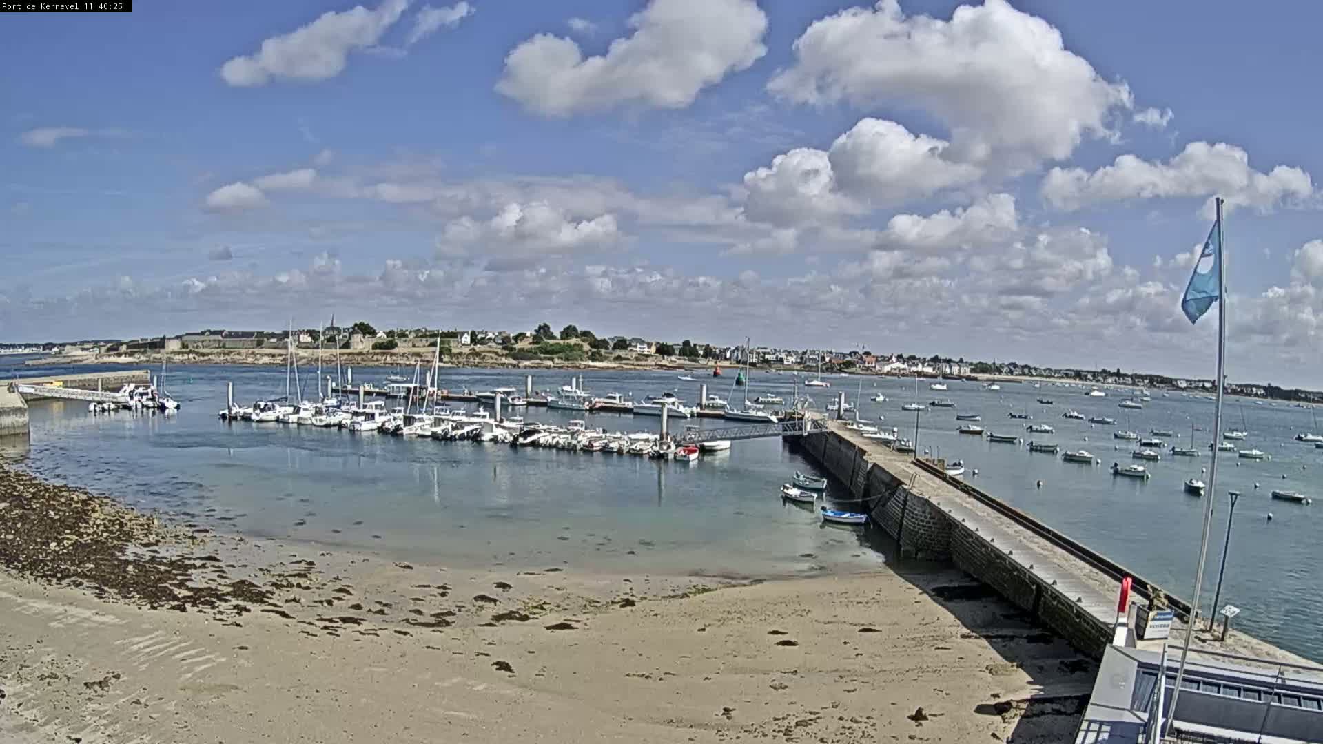 Port de Gavres Marine Live Cam - Lorient, Morbihan, Bretagne, France