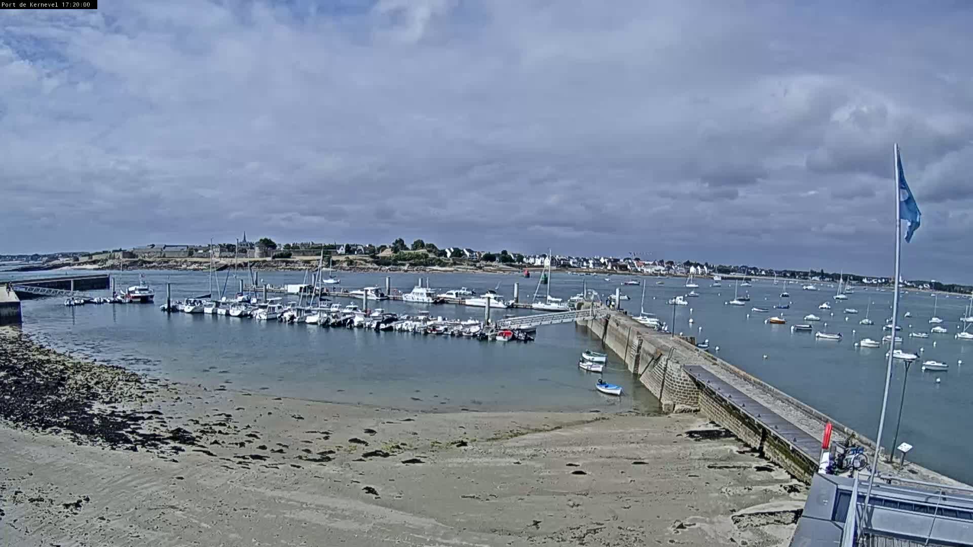 Port de Gavres Marine Live Cam - Lorient, Morbihan, Bretagne, France