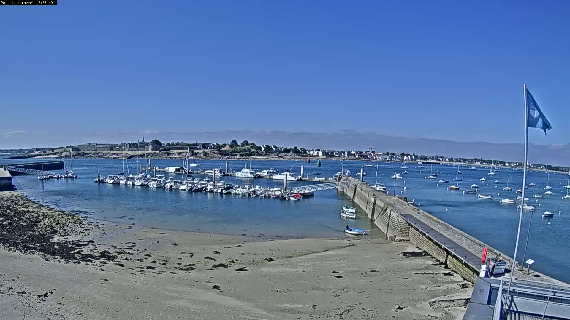 Port de Gavres Marine Live Cam - Lorient, Morbihan, Bretagne, France