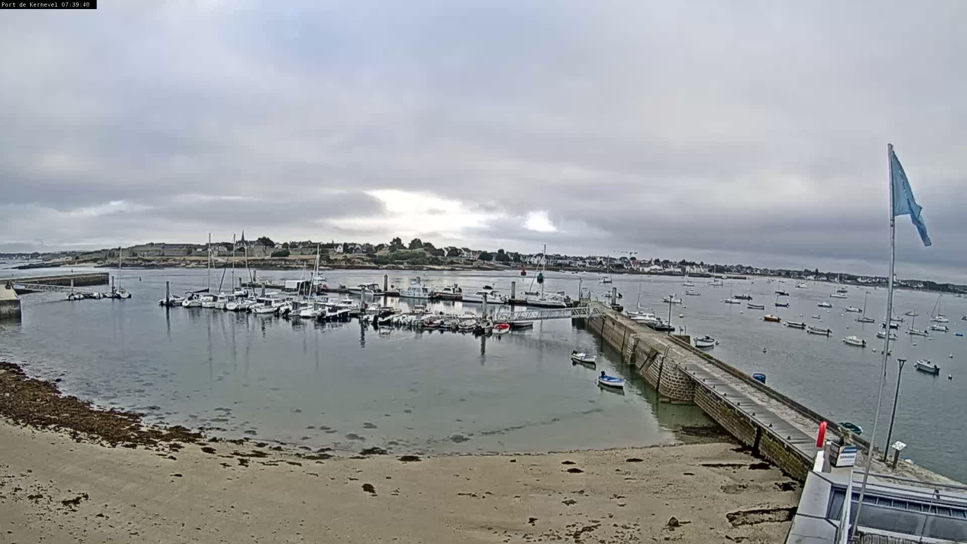 Port de Gavres Marine Live Cam - Lorient, Morbihan, Bretagne, France
