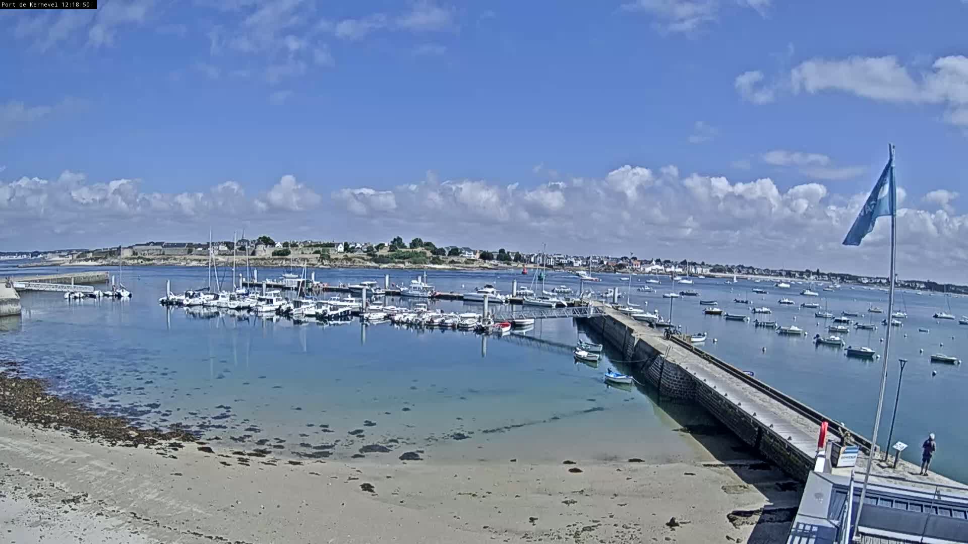 Port de Gavres Marine Live Cam - Lorient, Morbihan, Bretagne, France