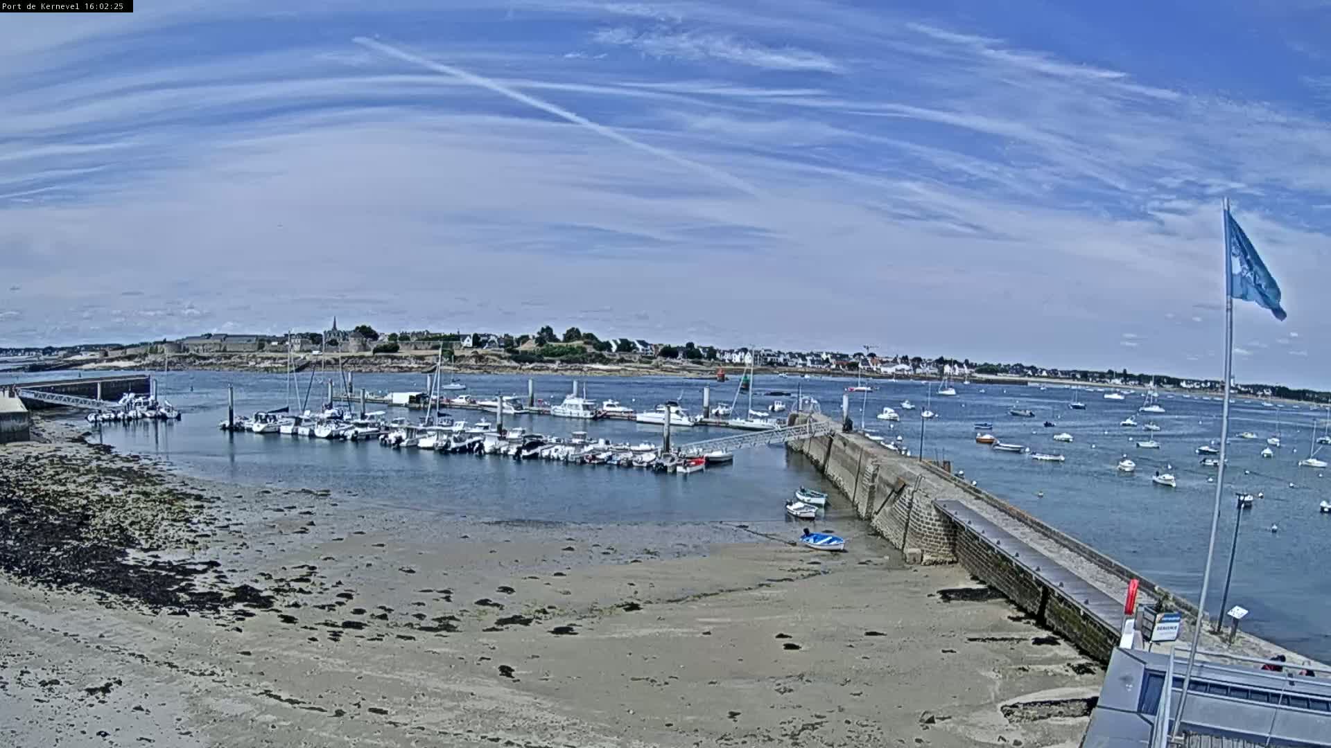 Port de Gavres Marine Live Cam - Lorient, Morbihan, Bretagne, France