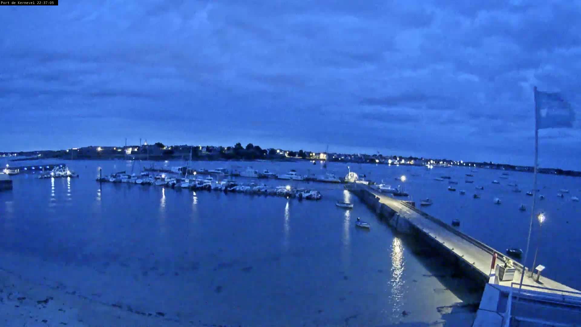 Port de Gavres Marine Live Cam - Lorient, Morbihan, Bretagne, France