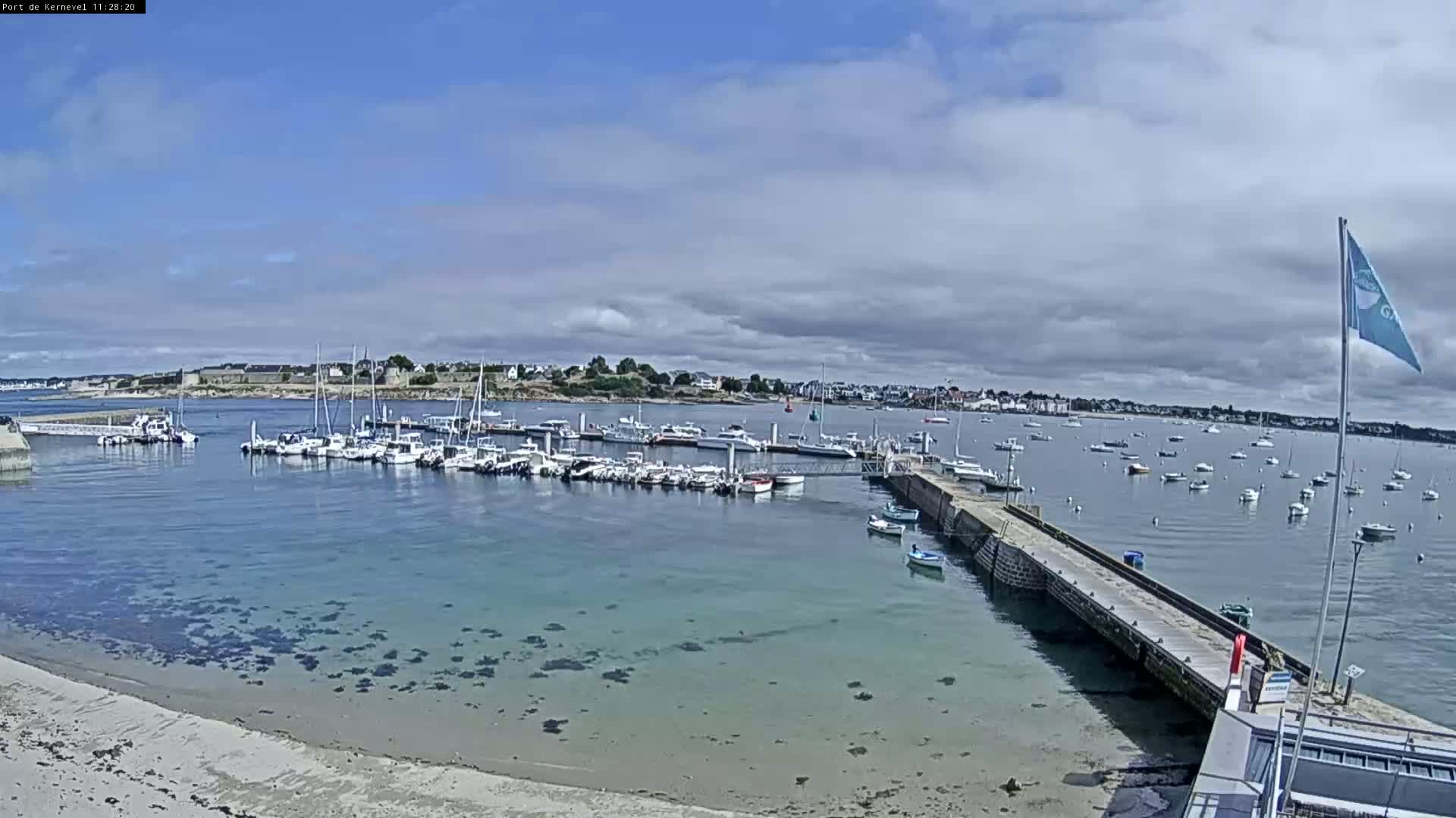 Port de Gavres Marine Live Cam - Lorient, Morbihan, Bretagne, France