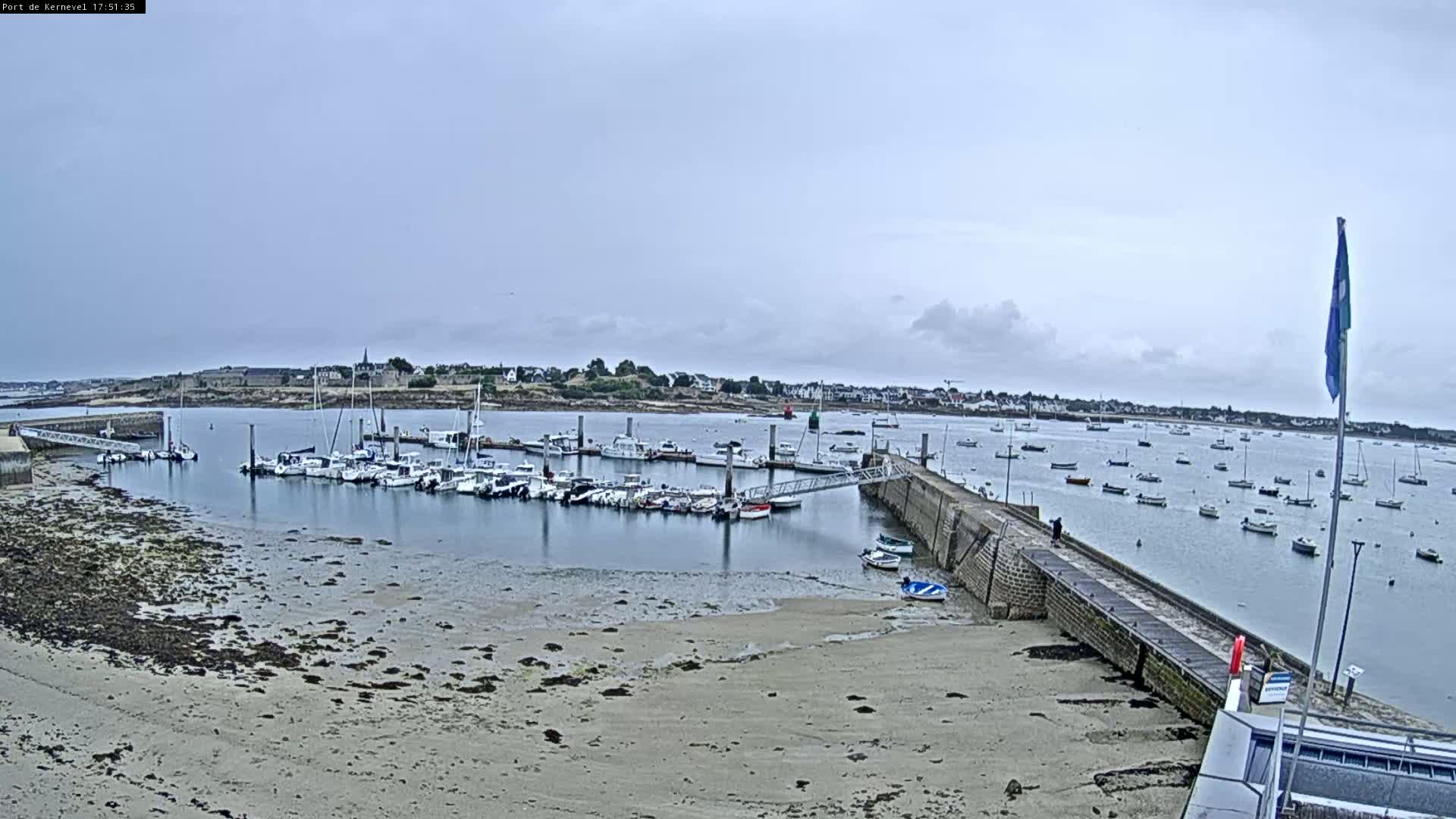 Port de Gavres Marine Live Cam - Lorient, Morbihan, Bretagne, France
