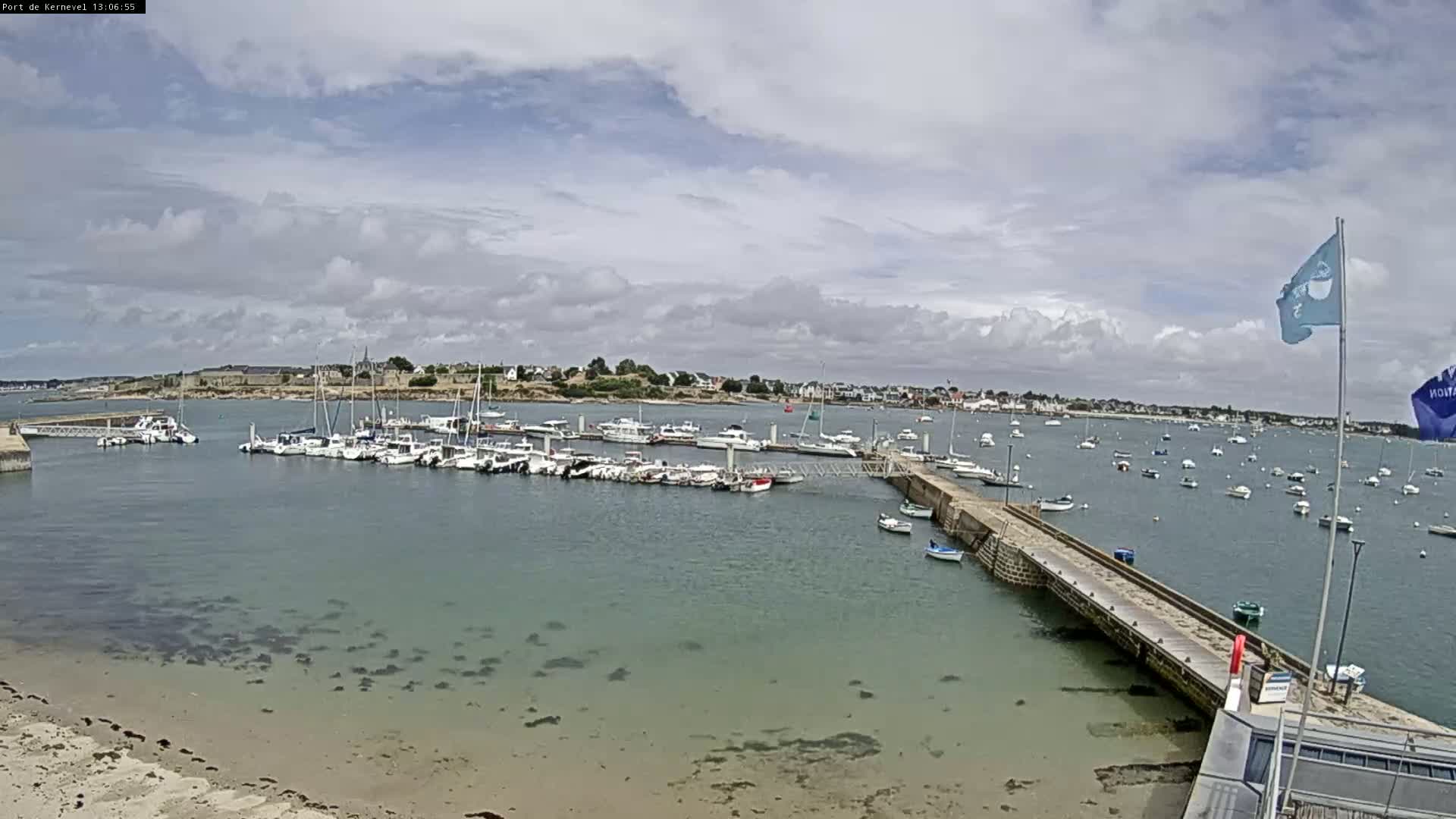 Port de Gavres Marine Live Cam - Lorient, Morbihan, Bretagne, France