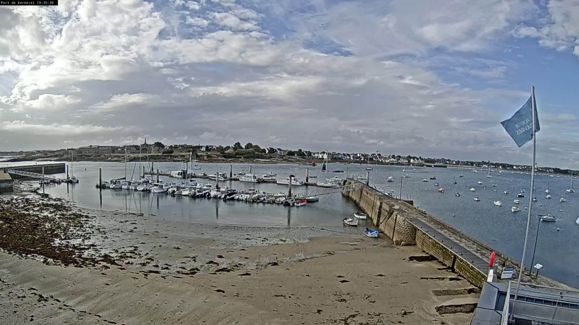 Port de Gavres Marine Live Cam - Lorient, Morbihan, Bretagne, France