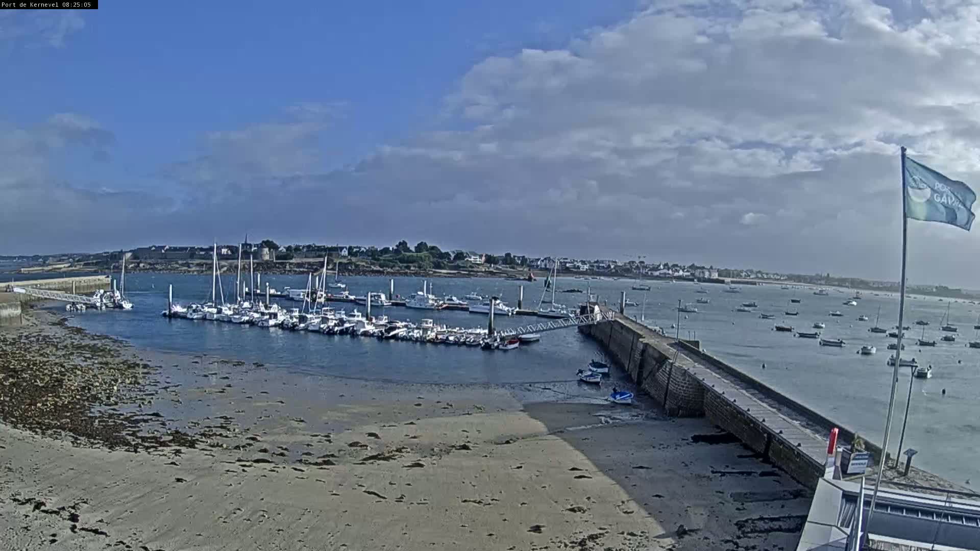 Port de Gavres Marine Live Cam - Lorient, Morbihan, Bretagne, France