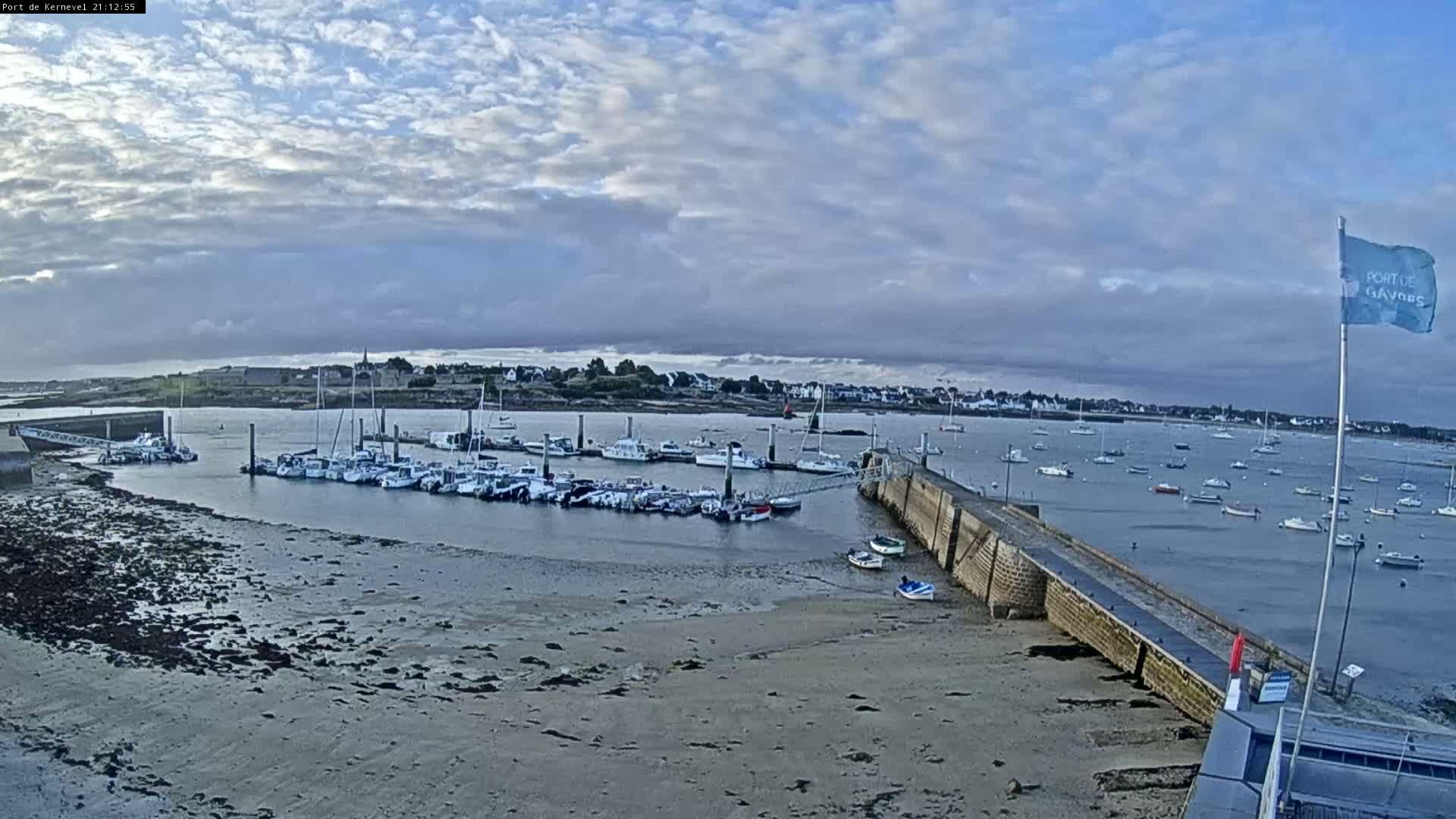 Port de Gavres Marine Live Cam - Lorient, Morbihan, Bretagne, France