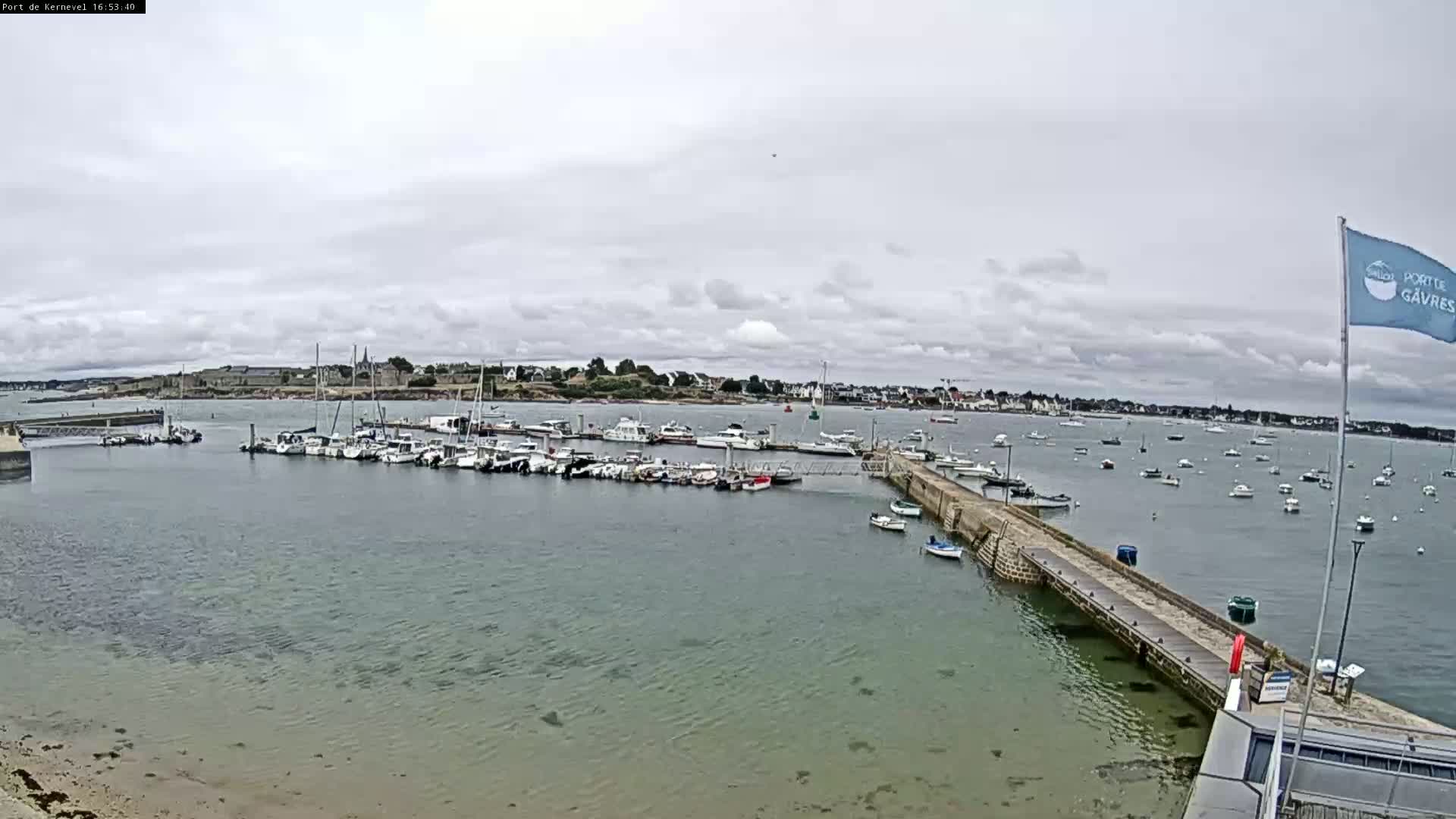 Port de Gavres Marine Live Cam - Lorient, Morbihan, Bretagne, France