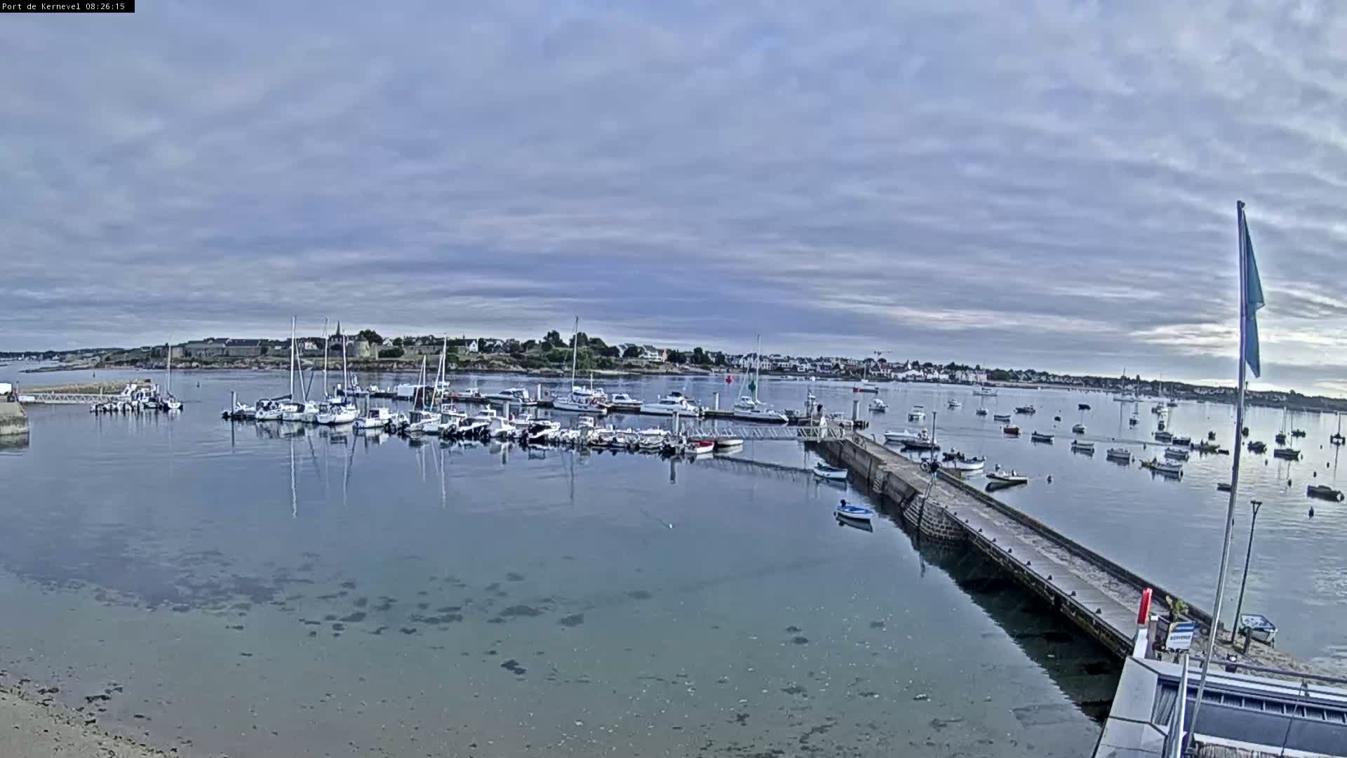Port de Gavres Marine Live Cam - Lorient, Morbihan, Bretagne, France