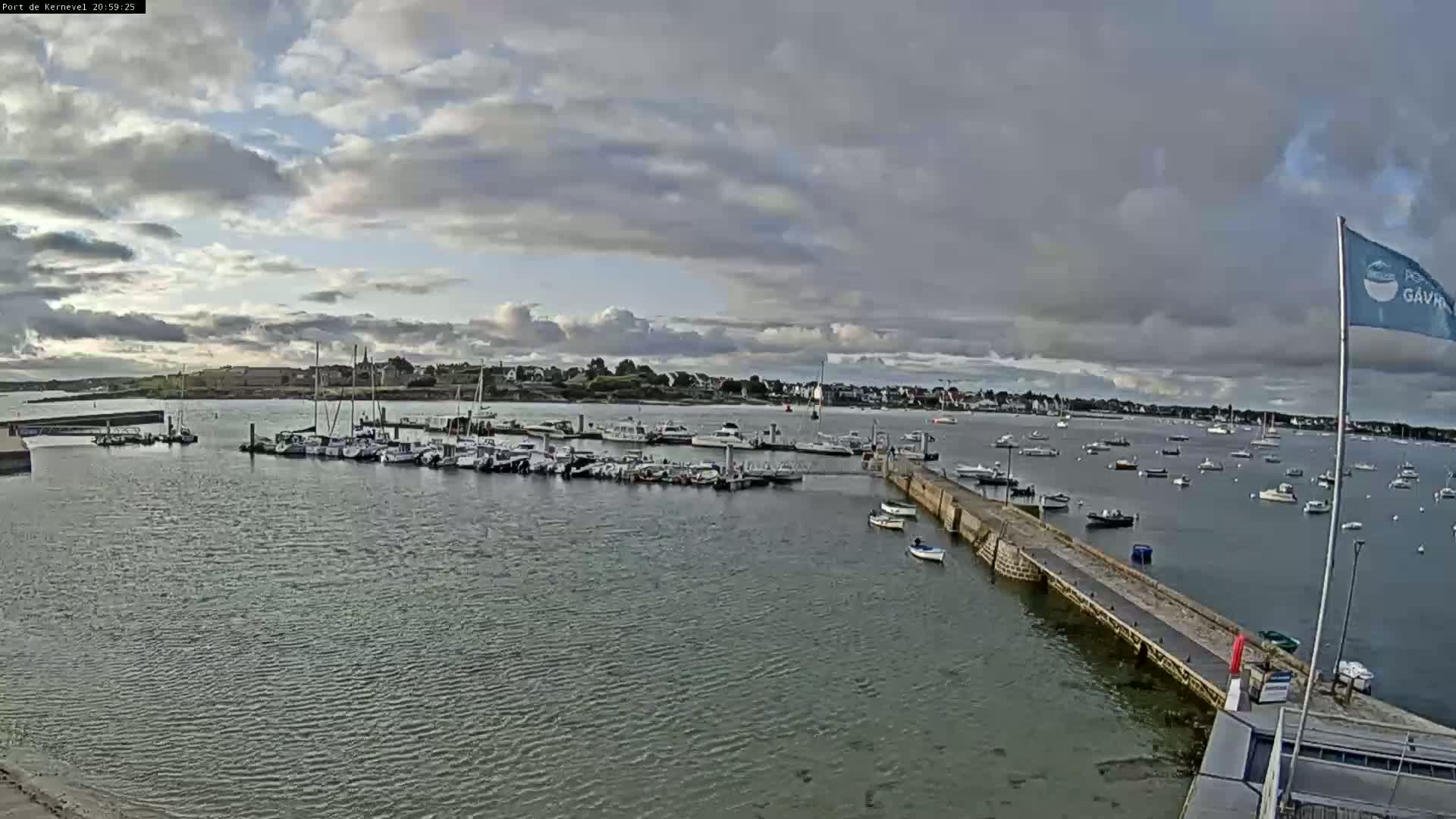 Port de Gavres Marine Live Cam - Lorient, Morbihan, Bretagne, France