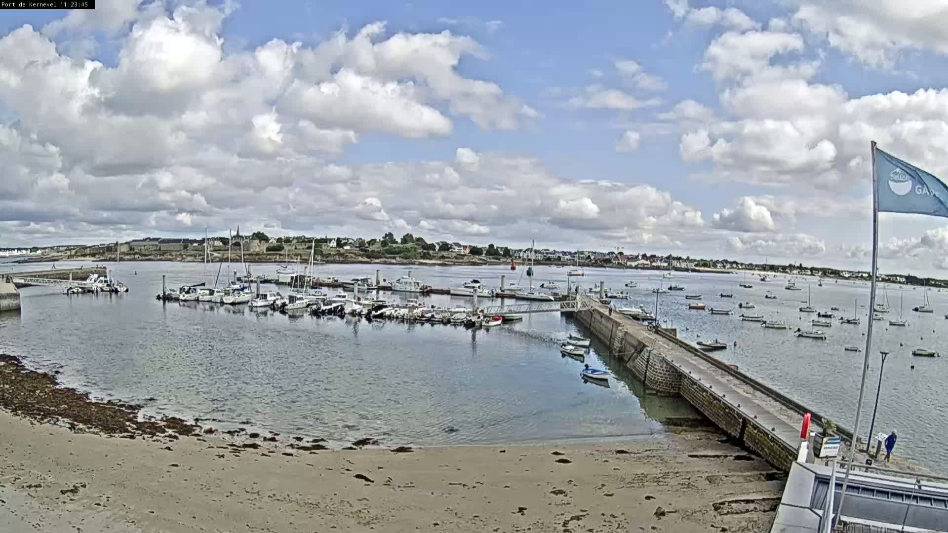 Port de Gavres Marine Live Cam - Lorient, Morbihan, Bretagne, France