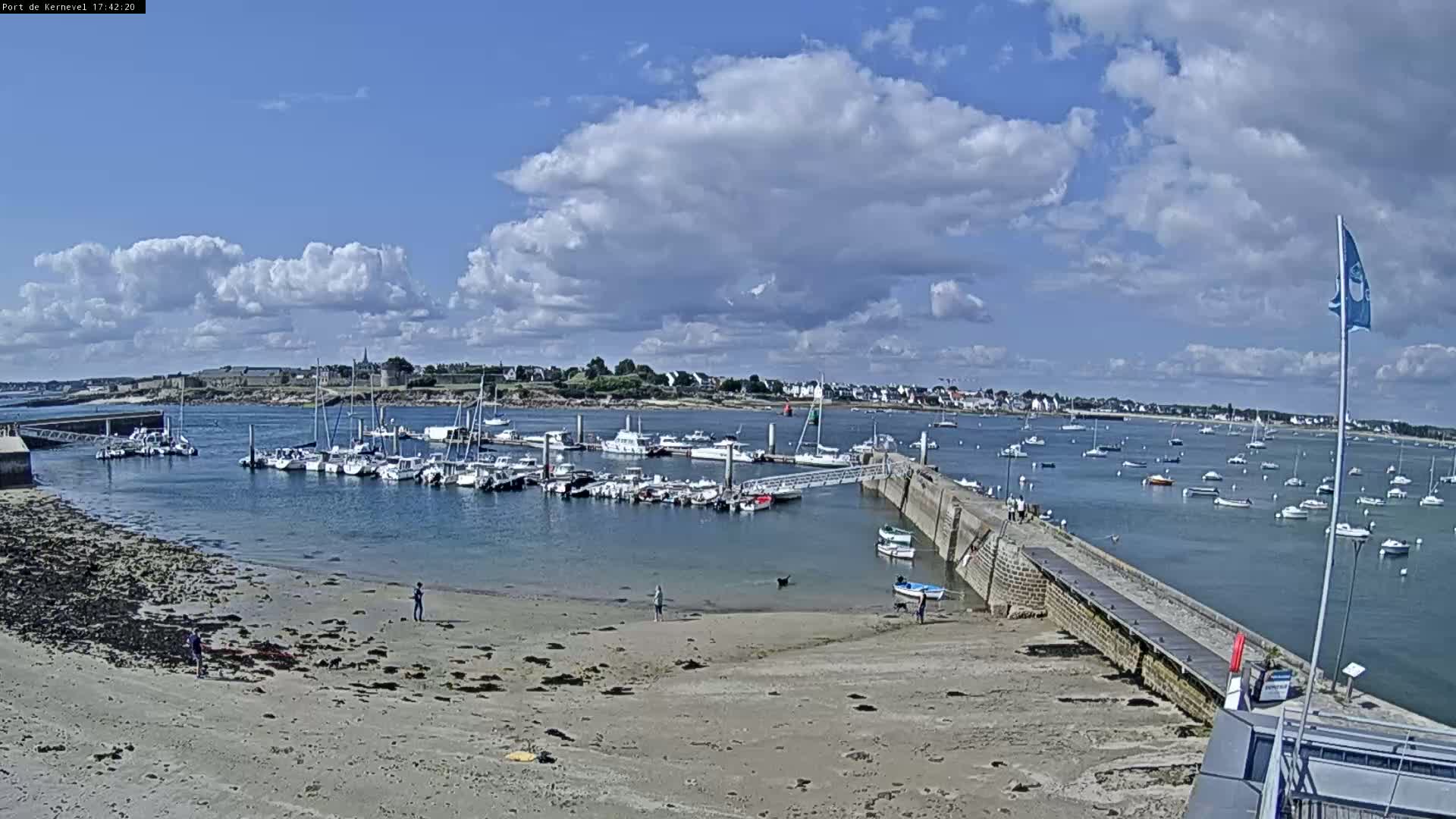 Port de Gavres Marine Live Cam - Lorient, Morbihan, Bretagne, France