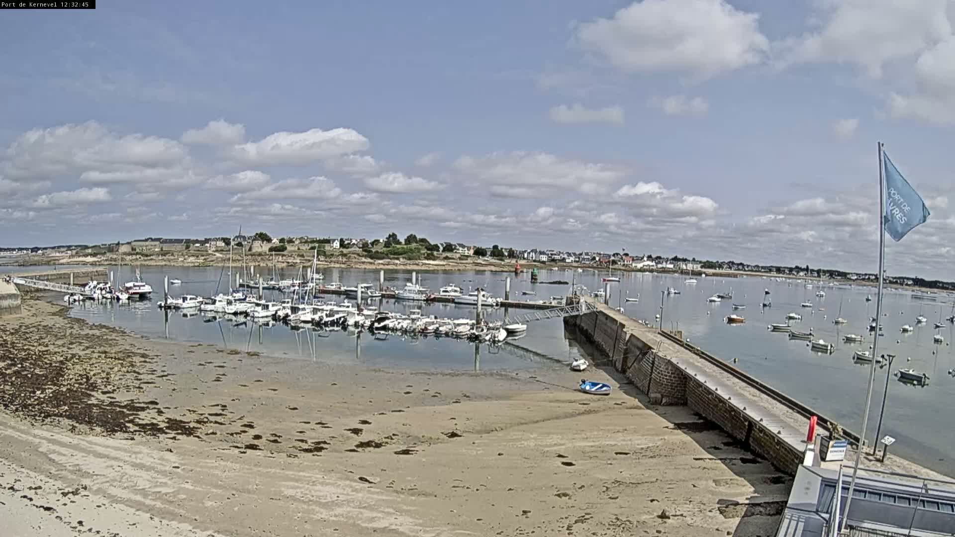 Port de Gavres Marine Live Cam - Lorient, Morbihan, Bretagne, France