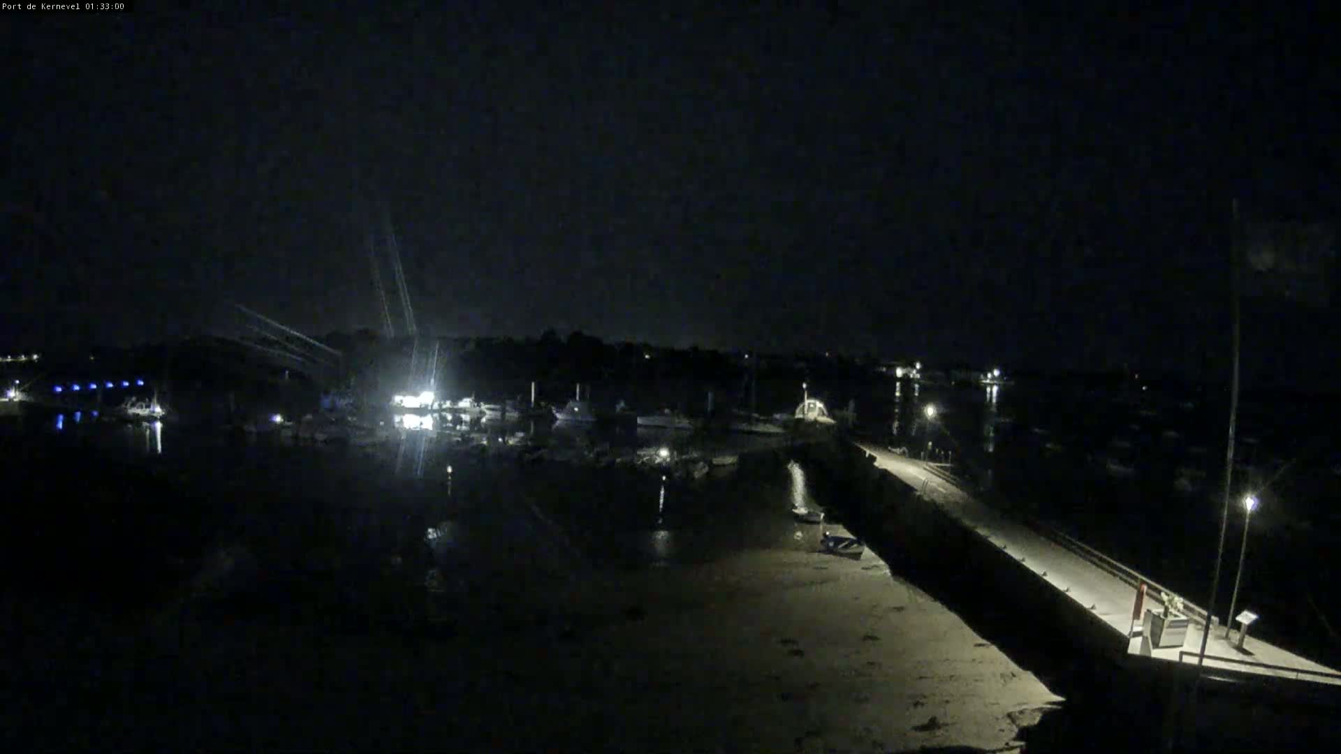 Port de Gavres Marine Live Cam - Lorient, Morbihan, Bretagne, France
