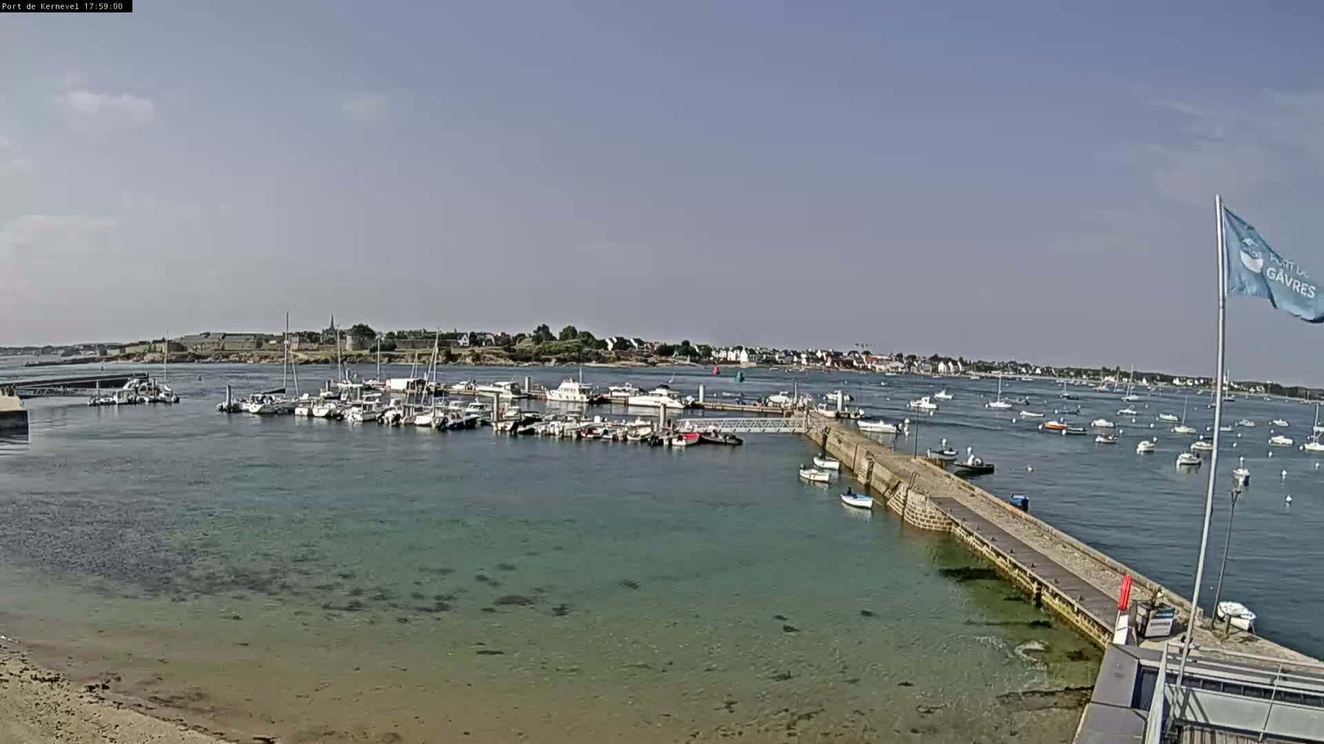 Port de Gavres Marine Live Cam - Lorient, Morbihan, Bretagne, France