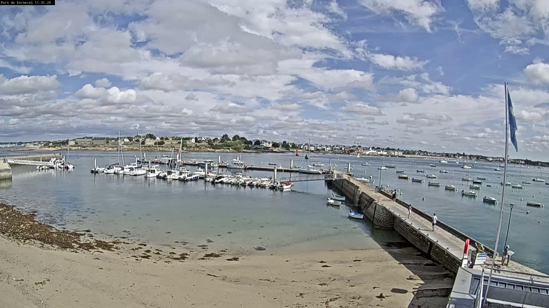 Port de Gavres Marine Live Cam - Lorient, Morbihan, Bretagne, France