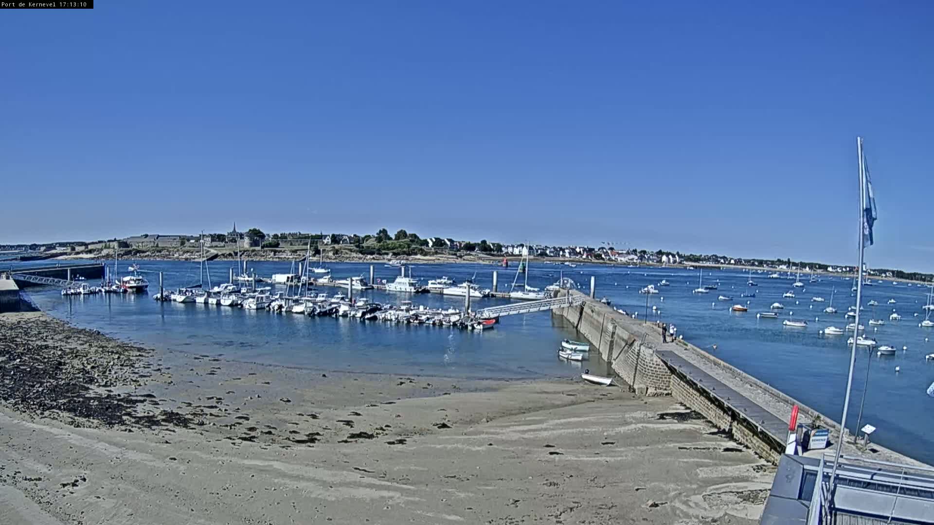Port de Gavres Marine Live Cam - Lorient, Morbihan, Bretagne, France