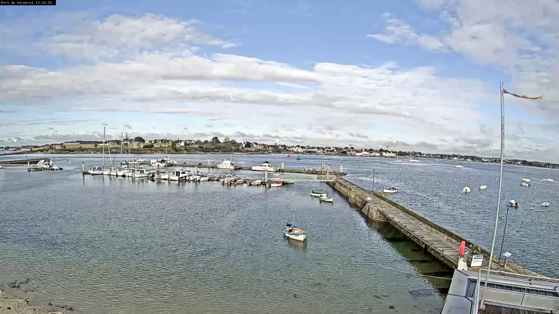 Port de Gavres Marine Live Cam - Lorient, Morbihan, Bretagne, France