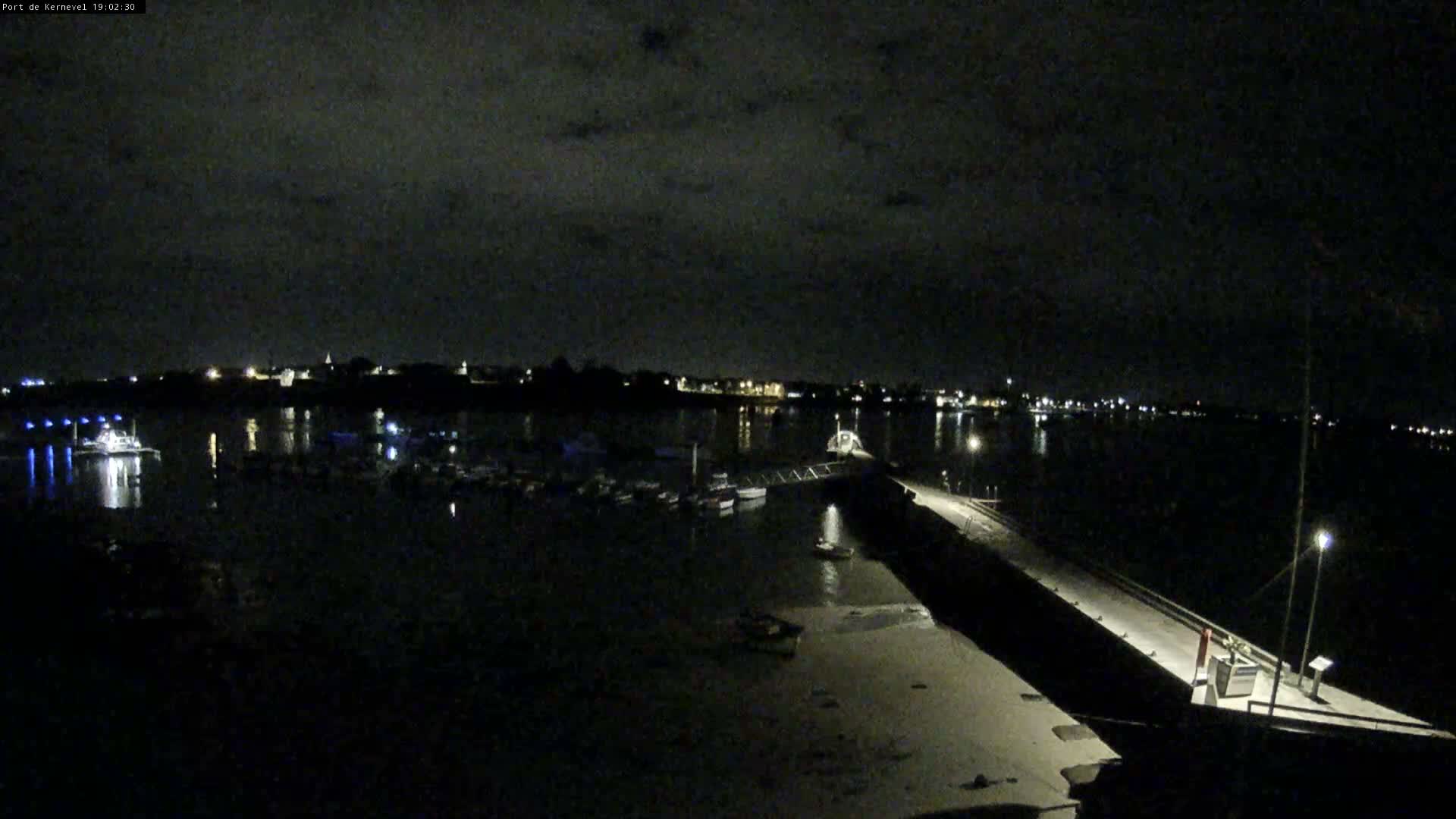 Port de Gavres Marine Live Cam - Lorient, Morbihan, Bretagne, France