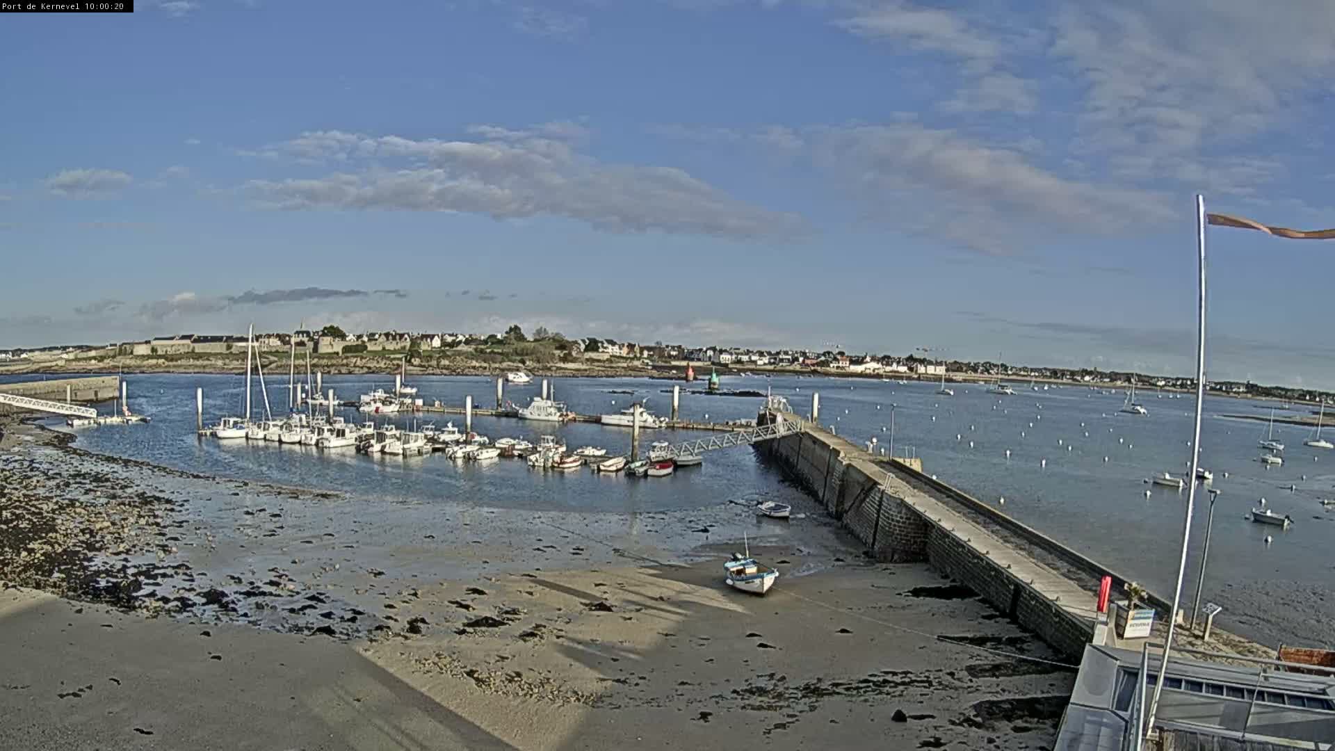 Port de Gavres Marine Live Cam - Lorient, Morbihan, Bretagne, France