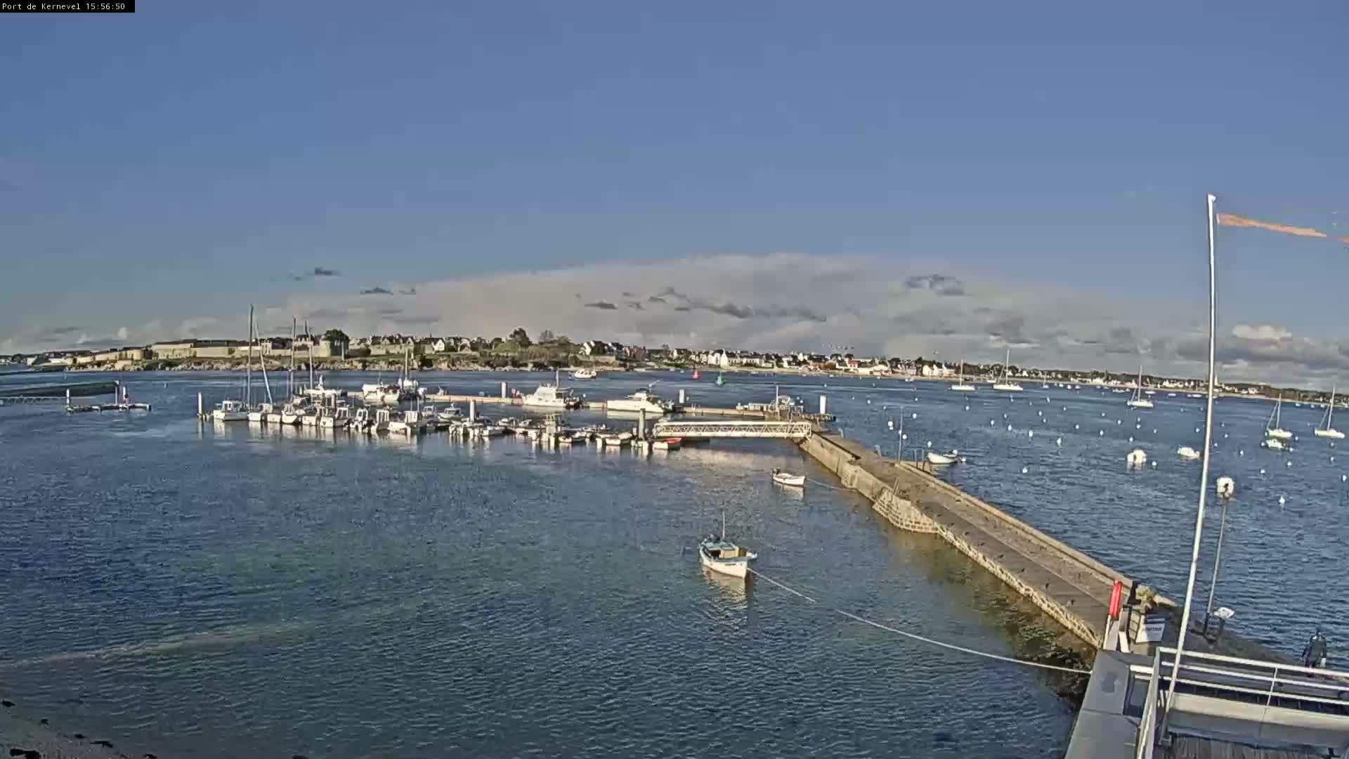 Port de Gavres Marine Live Cam - Lorient, Morbihan, Bretagne, France