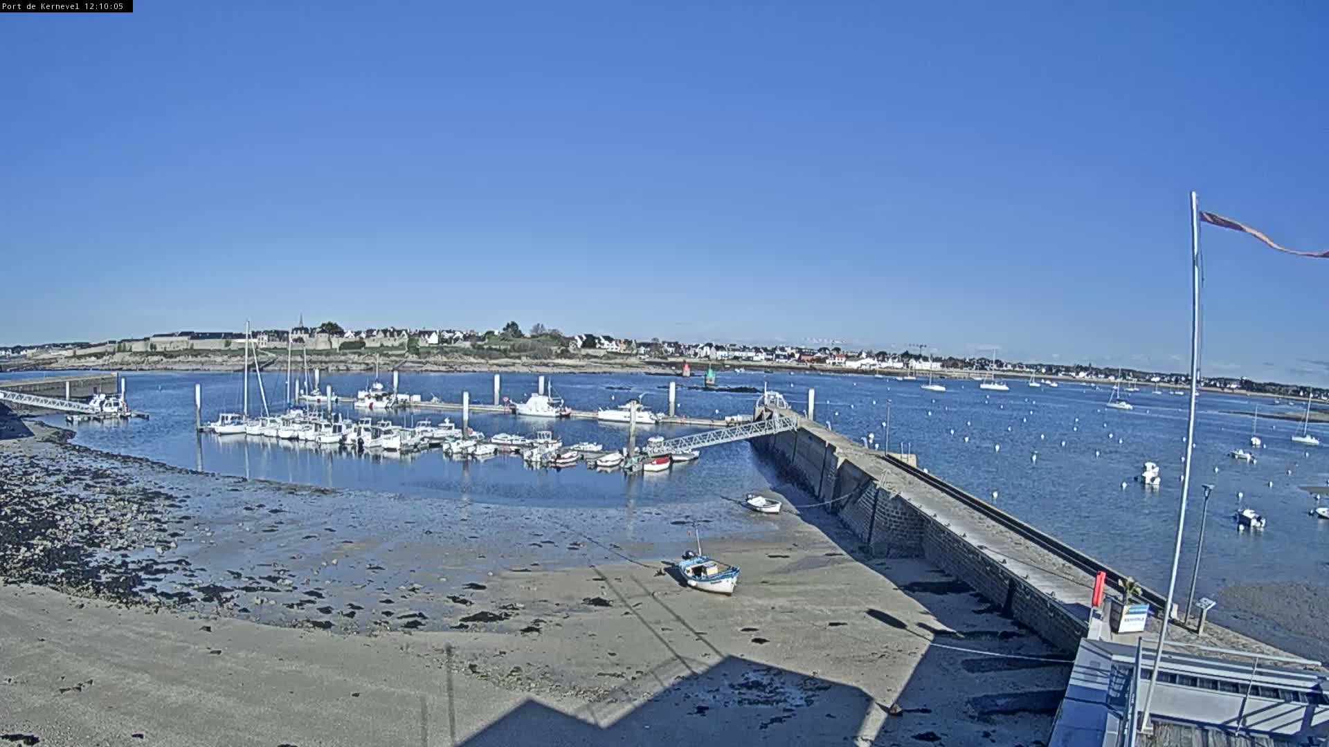 Port de Gavres Marine Live Cam - Lorient, Morbihan, Bretagne, France