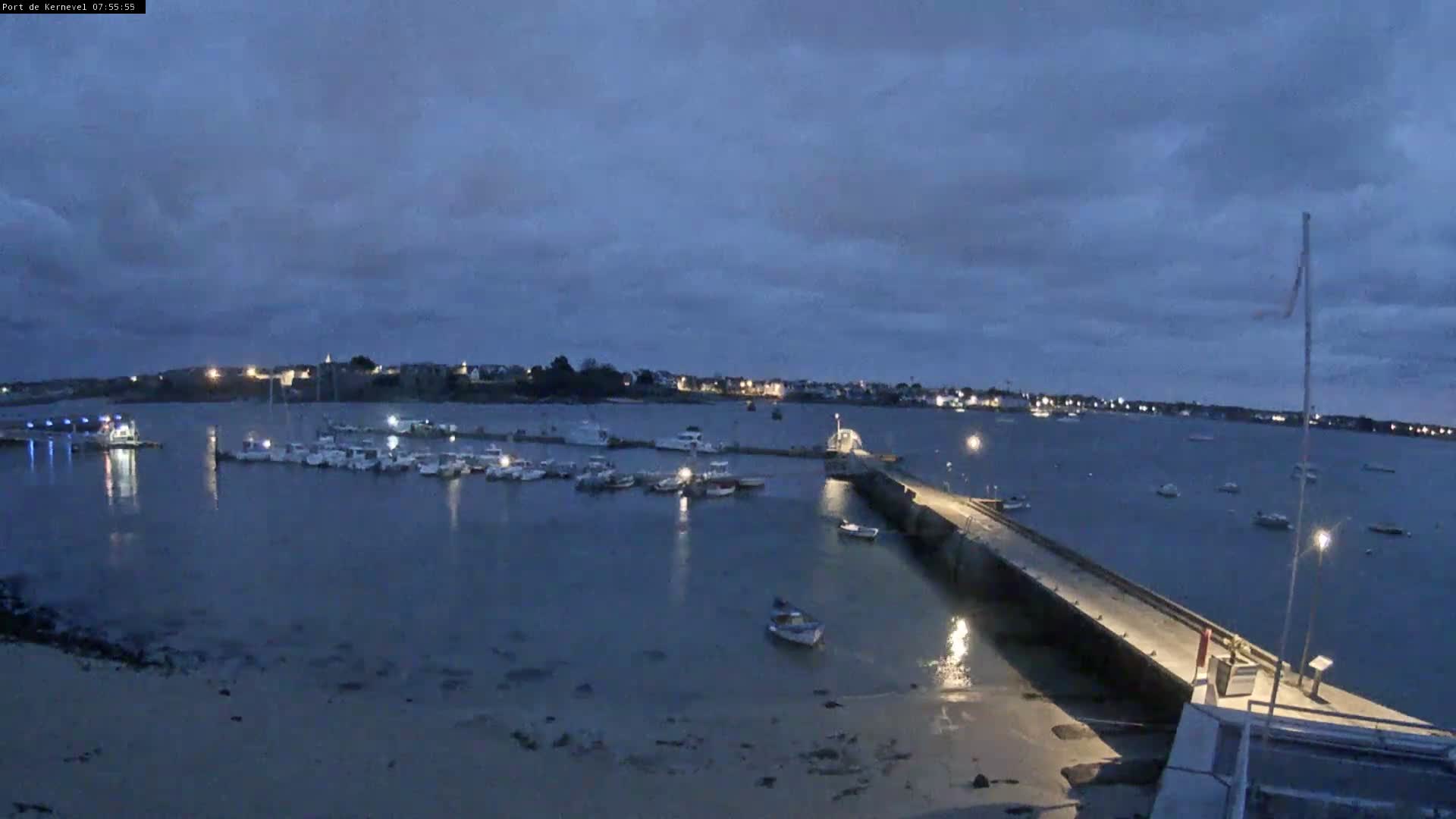 Port de Gavres Marine Live Cam - Lorient, Morbihan, Bretagne, France