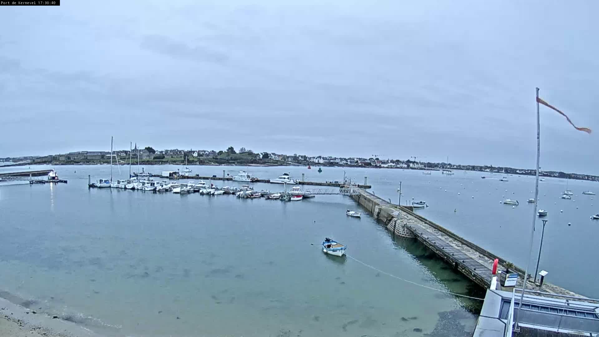 Port de Gavres Marine Live Cam - Lorient, Morbihan, Bretagne, France