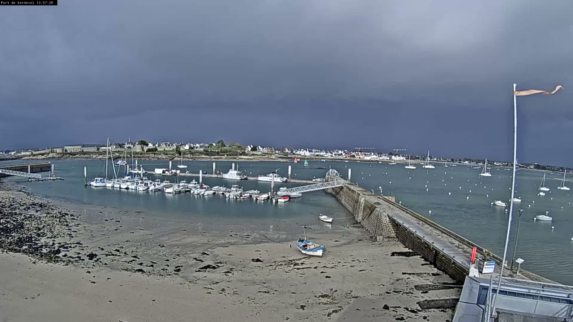 Port de Gavres Marine Live Cam - Lorient, Morbihan, Bretagne, France